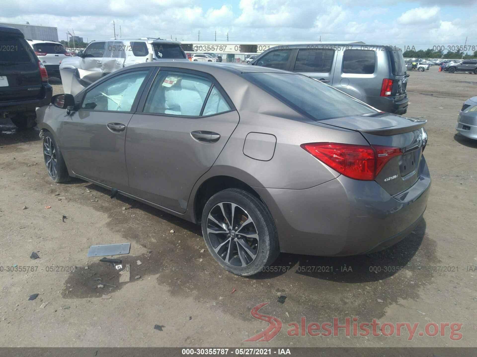 5YFBURHE8HP581539 2017 TOYOTA COROLLA