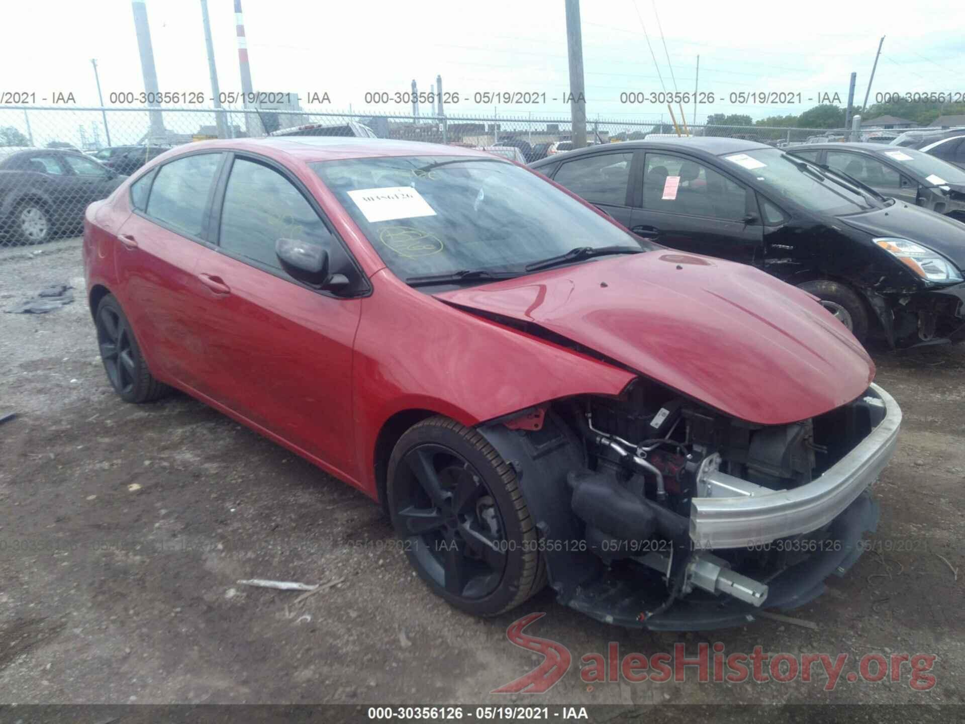 1C3CDFBB1GD578604 2016 DODGE DART