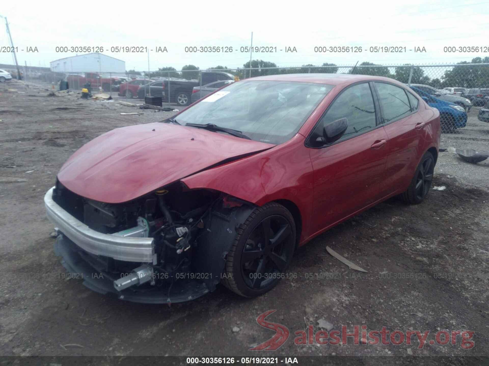 1C3CDFBB1GD578604 2016 DODGE DART