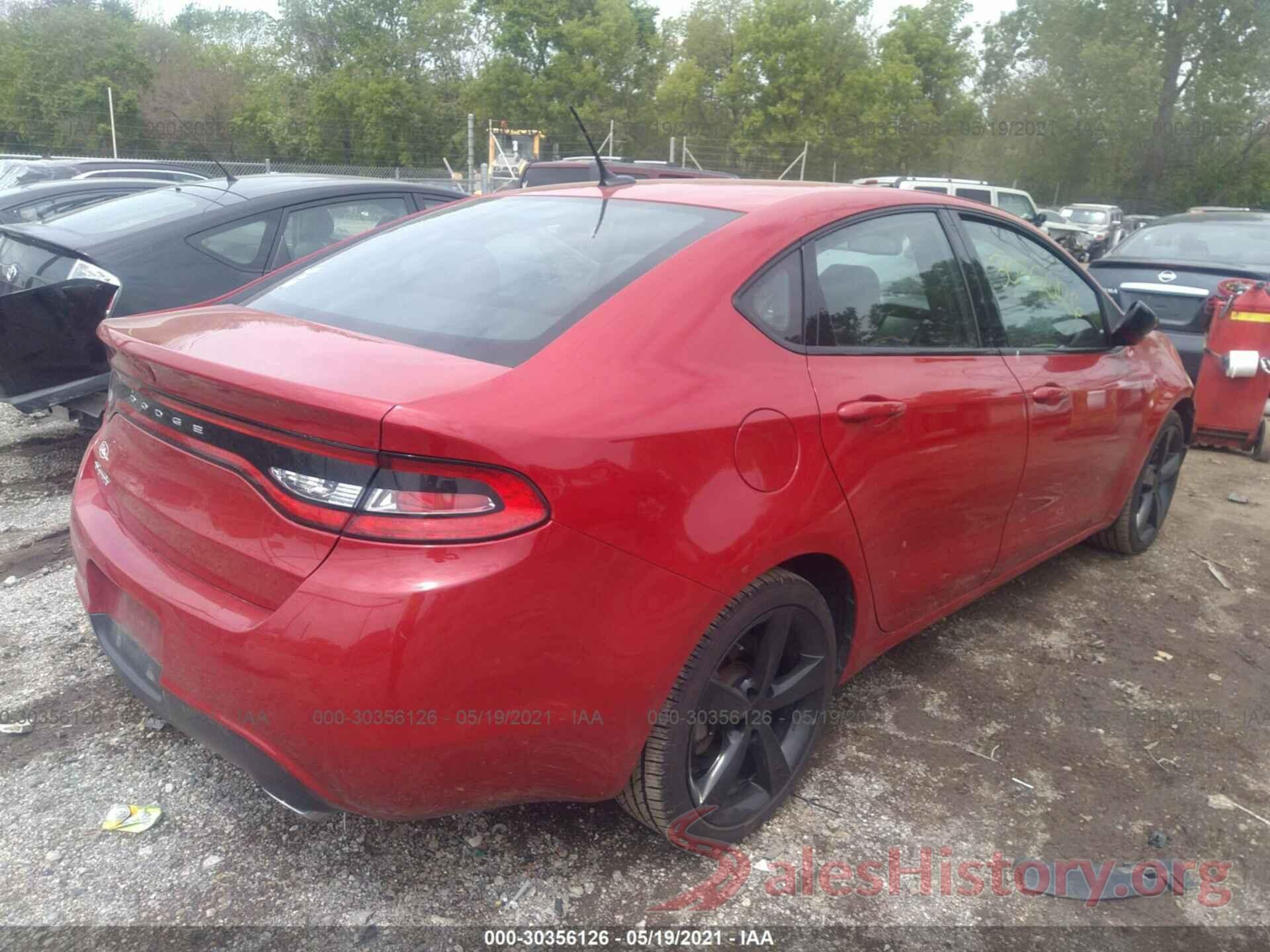 1C3CDFBB1GD578604 2016 DODGE DART