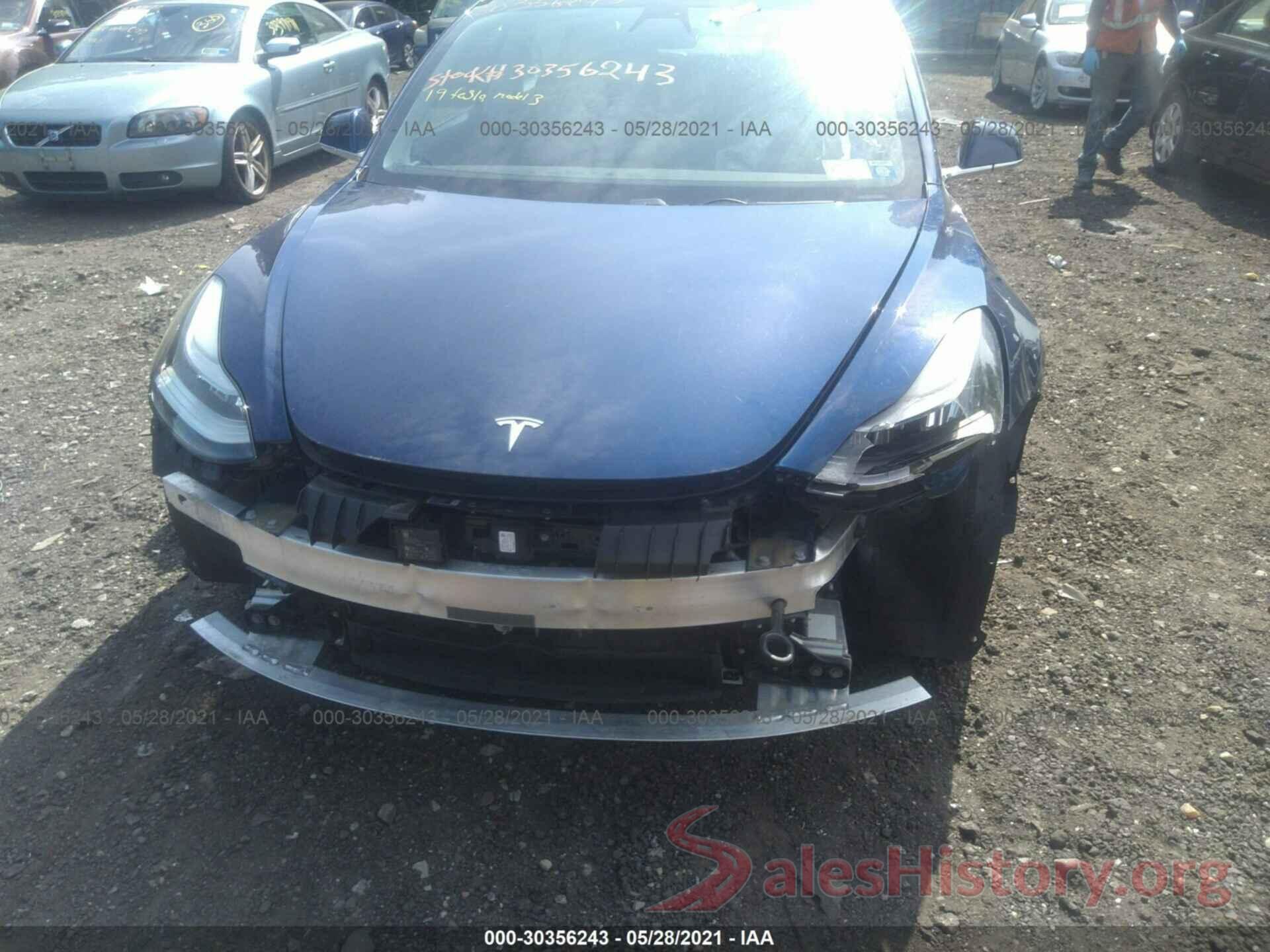 5YJ3E1EB7KF361499 2019 TESLA MODEL 3