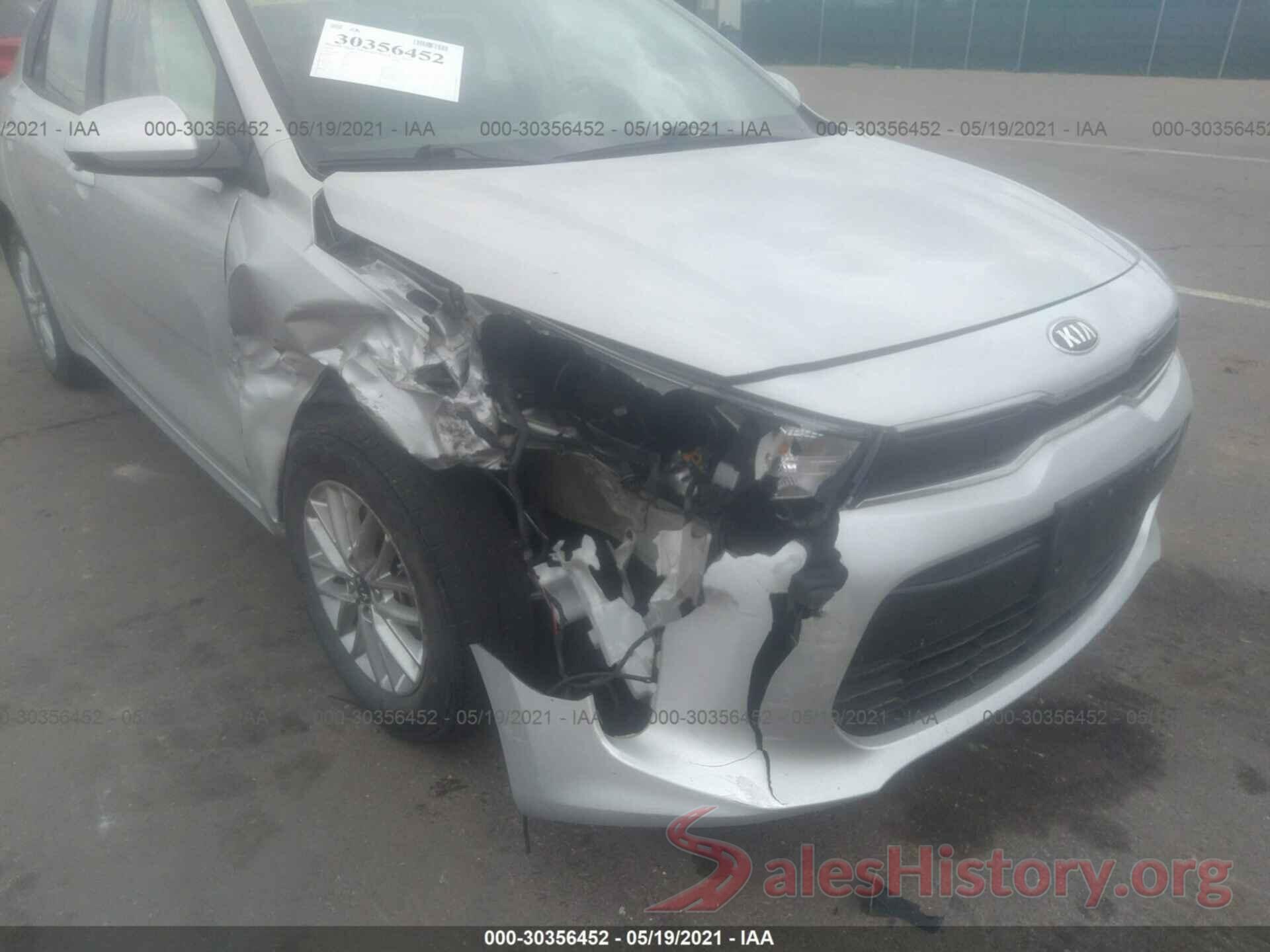 3KPA34ABXJE053784 2018 KIA RIO