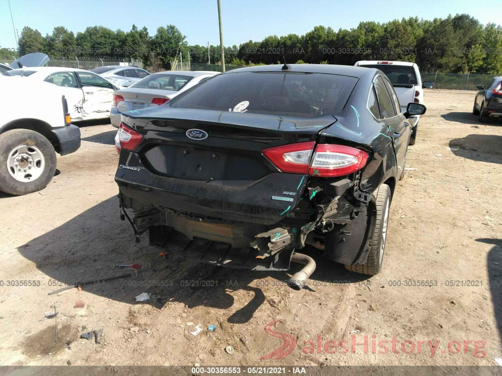 3FA6P0HD5GR249763 2016 FORD FUSION