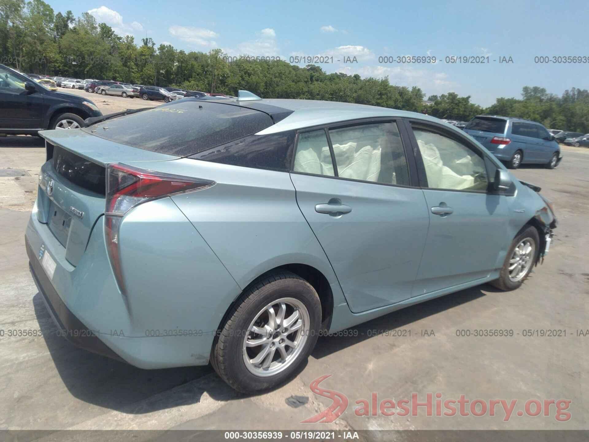 JTDKBRFU4G3513701 2016 TOYOTA PRIUS