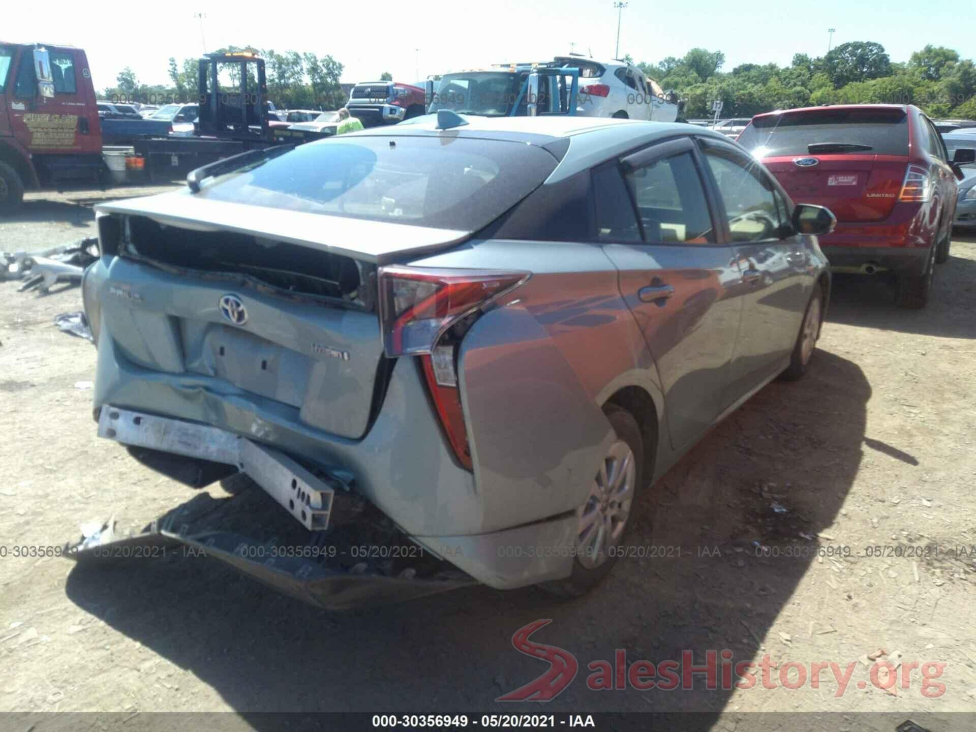 JTDKBRFU9H3038435 2017 TOYOTA PRIUS