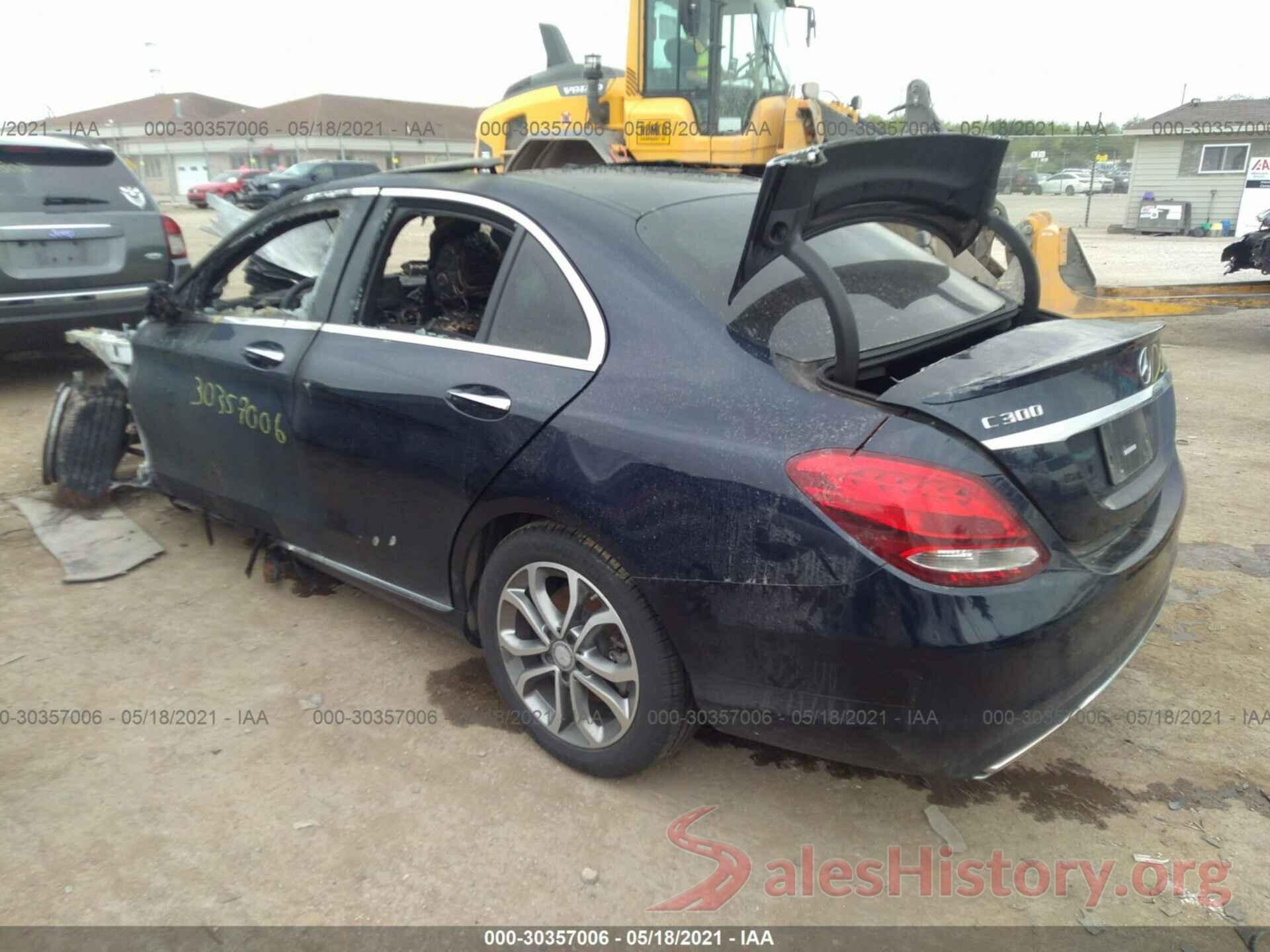 55SWF4KB0GU146620 2016 MERCEDES-BENZ C-CLASS