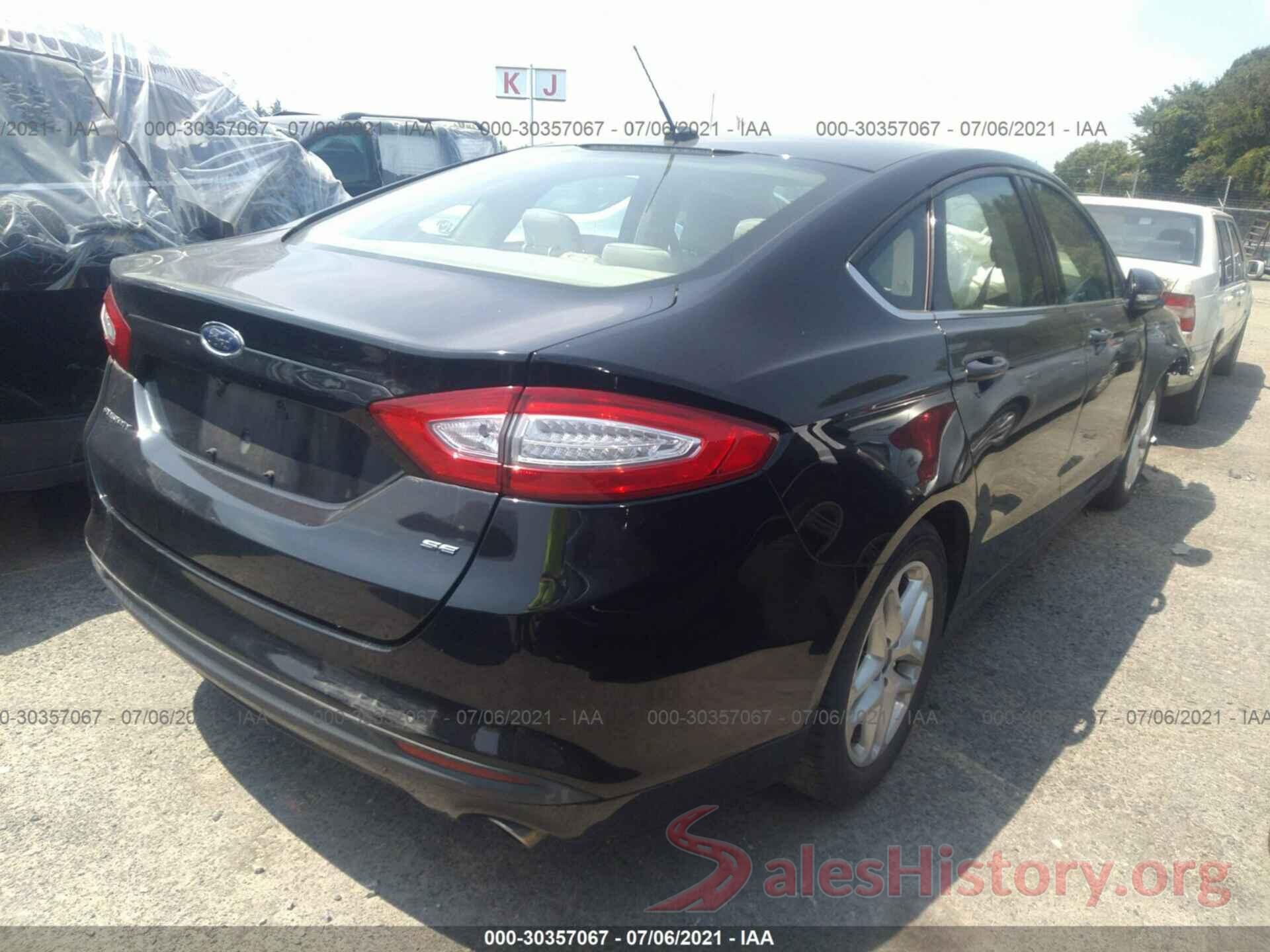 3FA6P0H7XGR294837 2016 FORD FUSION