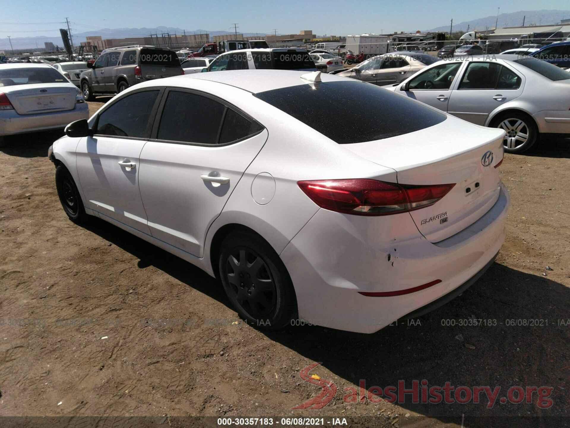 5NPD74LF4HH162250 2017 HYUNDAI ELANTRA