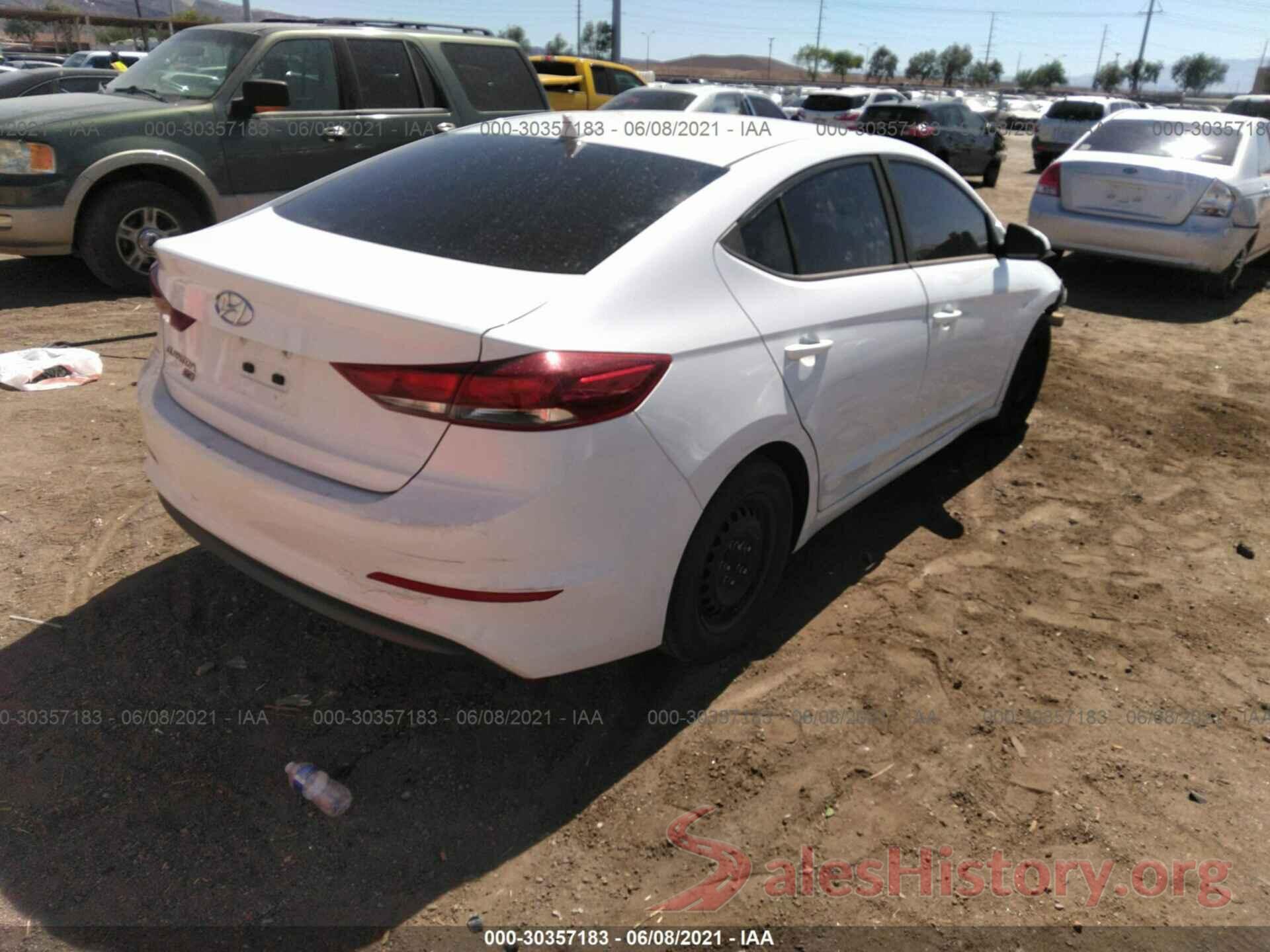 5NPD74LF4HH162250 2017 HYUNDAI ELANTRA