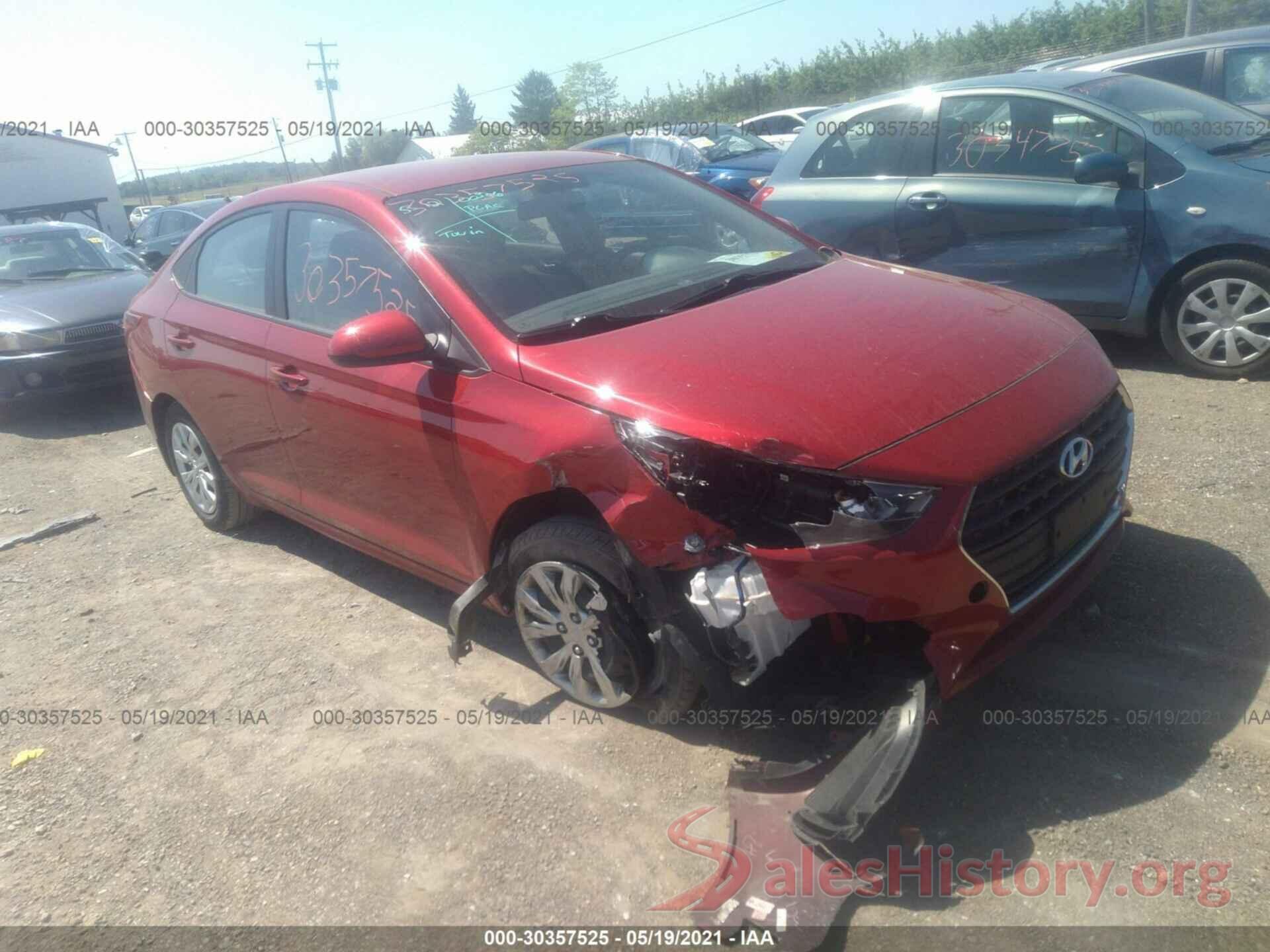 3KPC24A3XJE018621 2018 HYUNDAI ACCENT