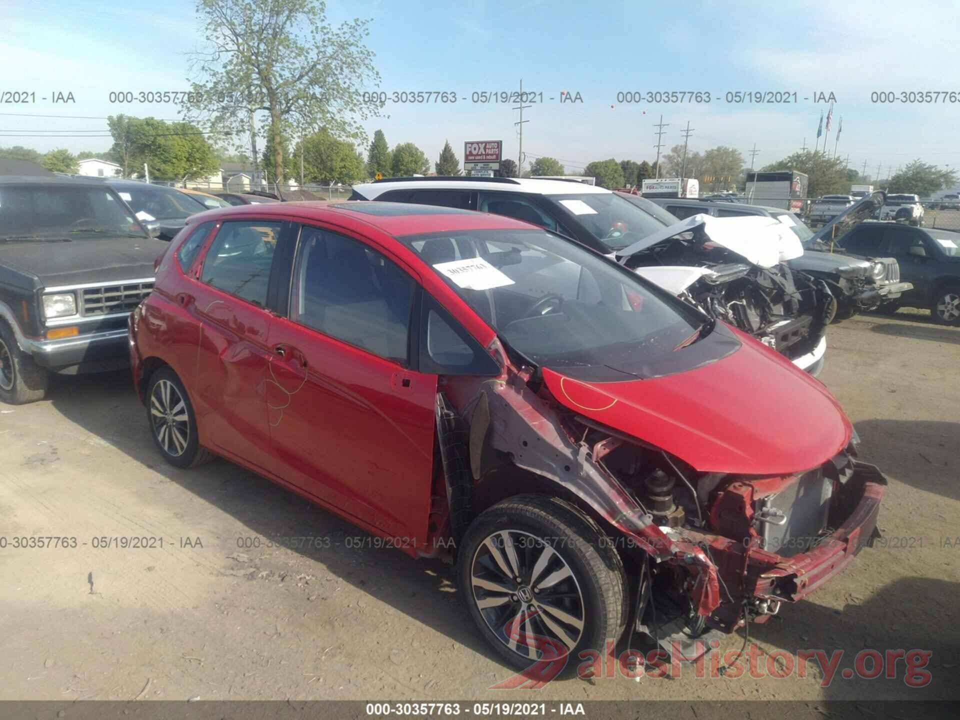 JHMGK5H77HS023846 2017 HONDA FIT