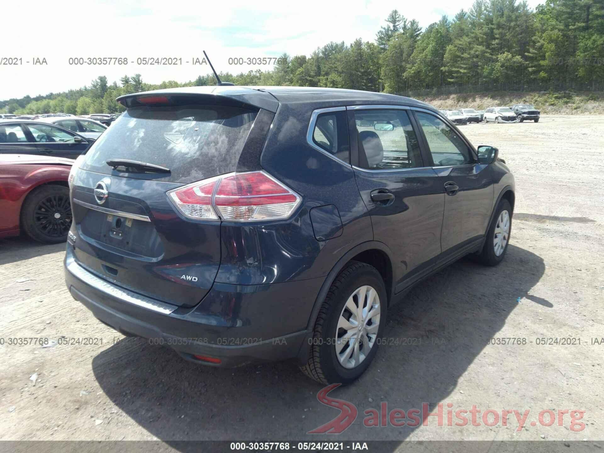 KNMAT2MV3GP652240 2016 NISSAN ROGUE