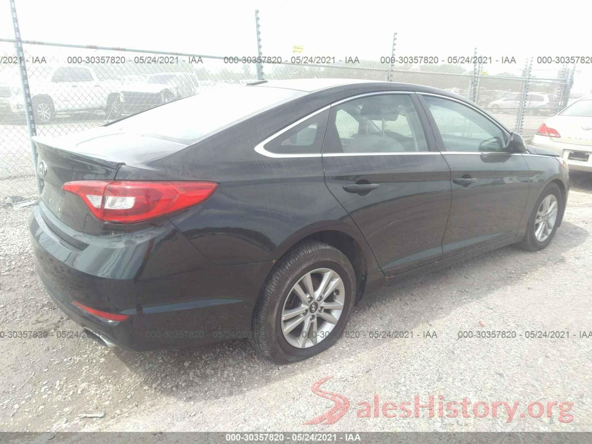 5NPE24AF8HH552595 2017 HYUNDAI SONATA