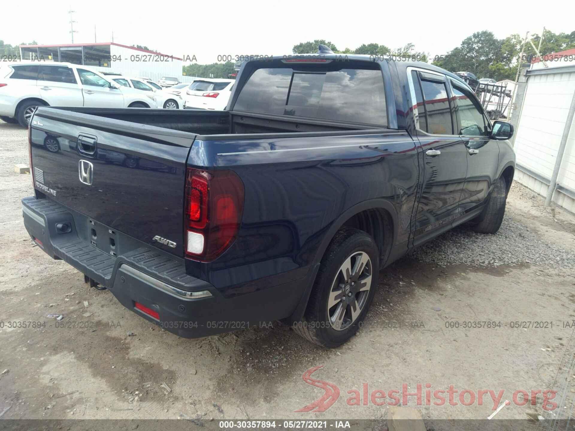 5FPYK3F7XKB026281 2019 HONDA RIDGELINE