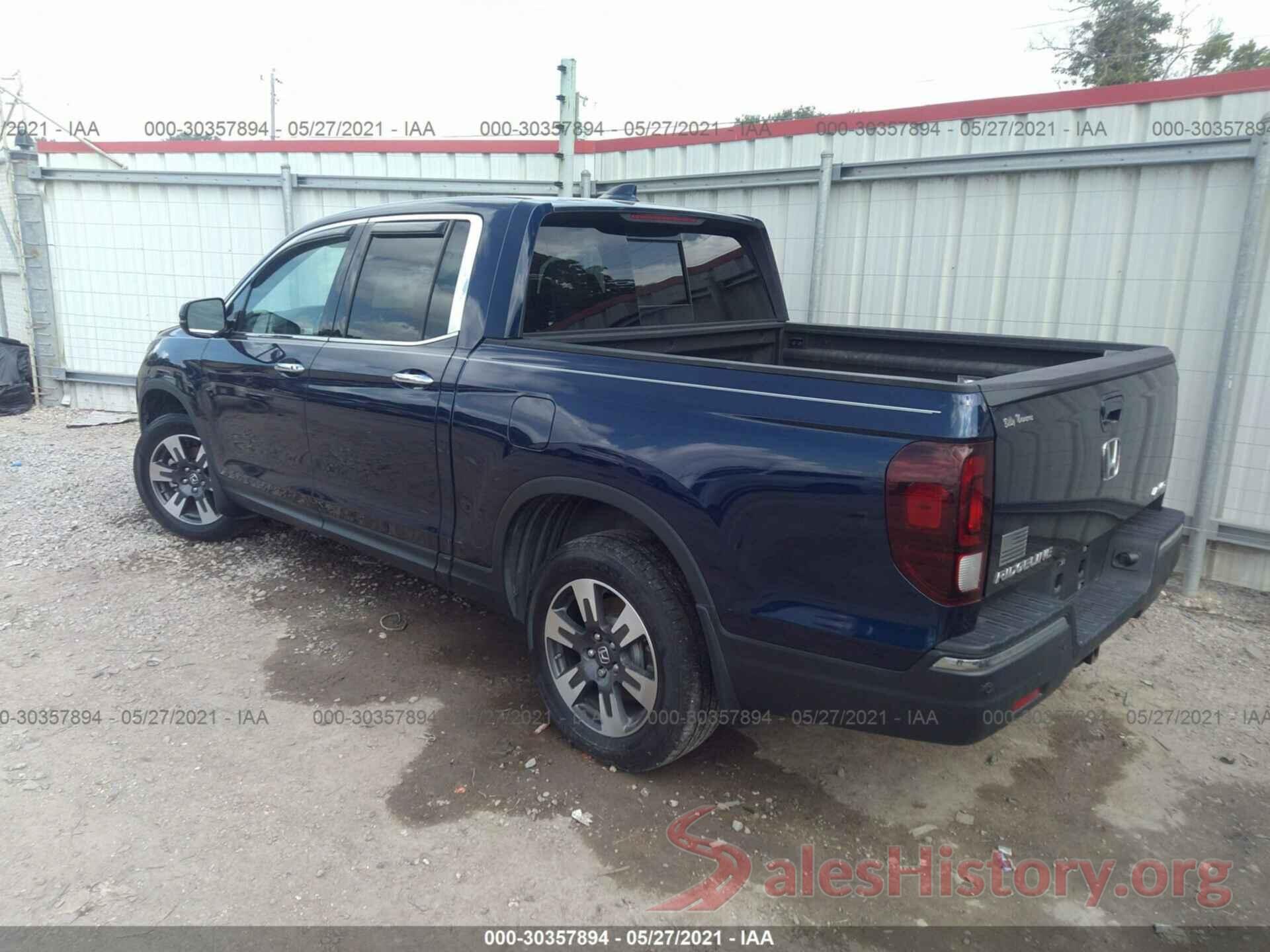 5FPYK3F7XKB026281 2019 HONDA RIDGELINE