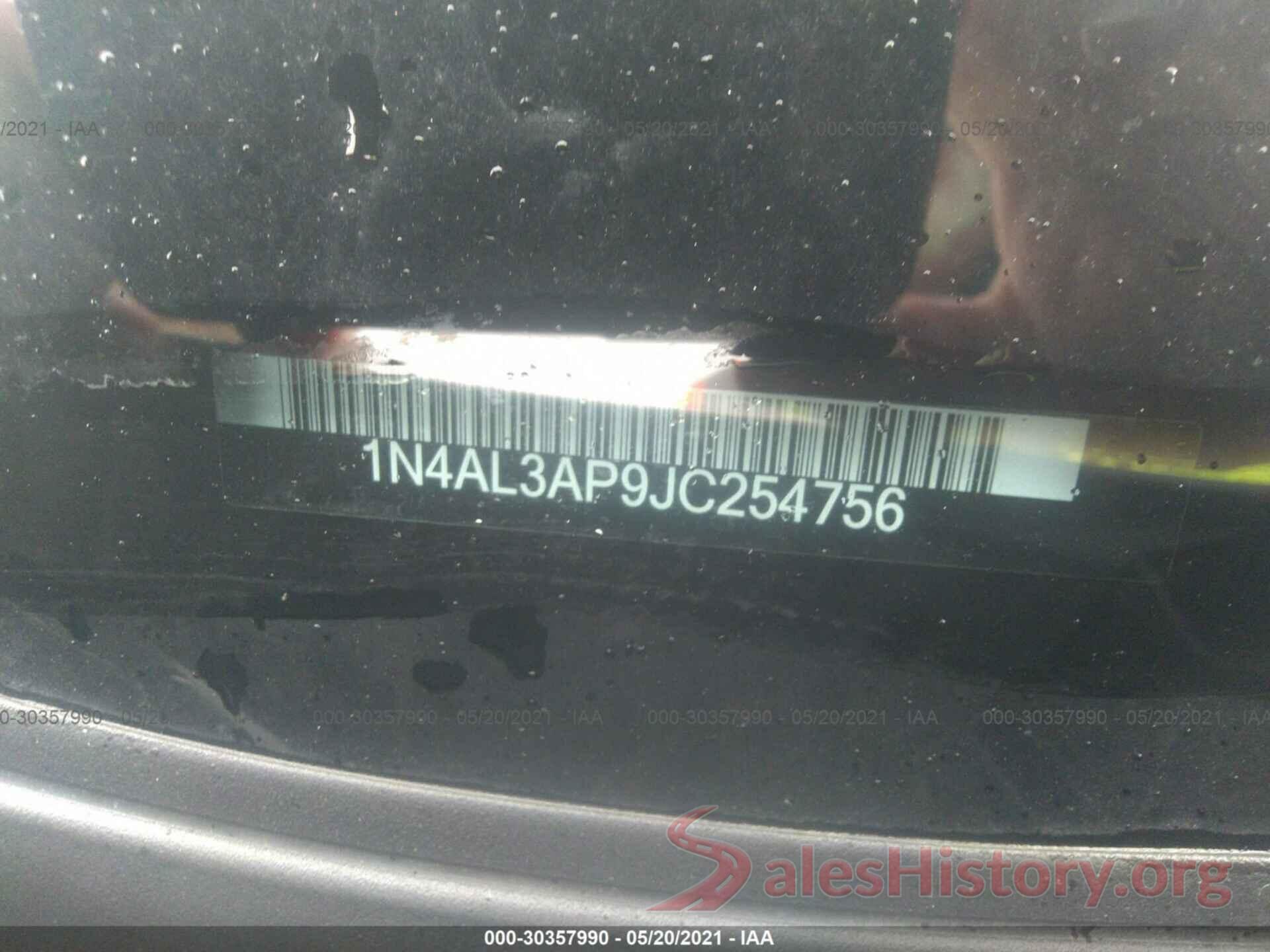 1N4AL3AP9JC254756 2018 NISSAN ALTIMA