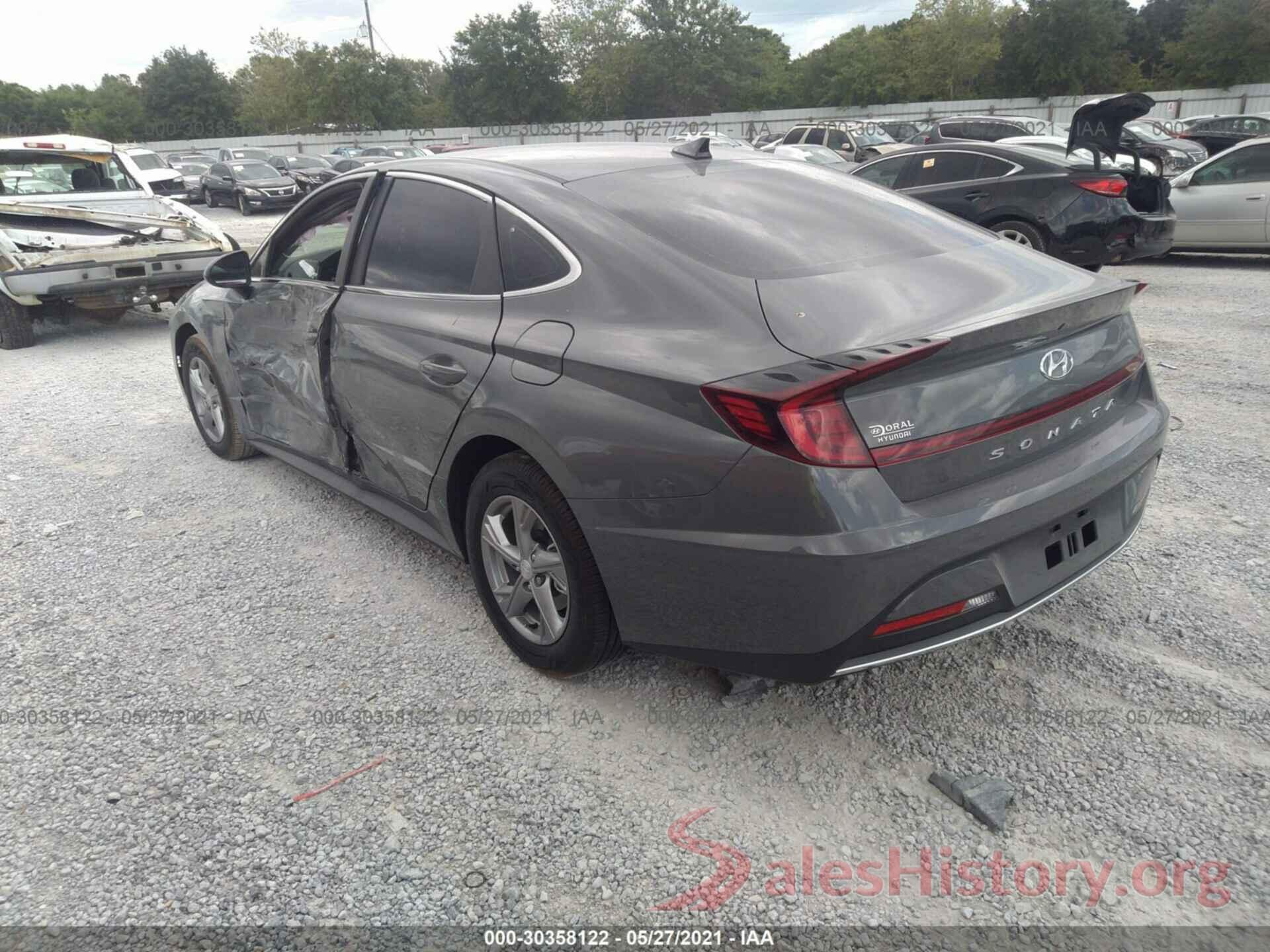 5NPEG4JA8MH092371 2021 HYUNDAI SONATA