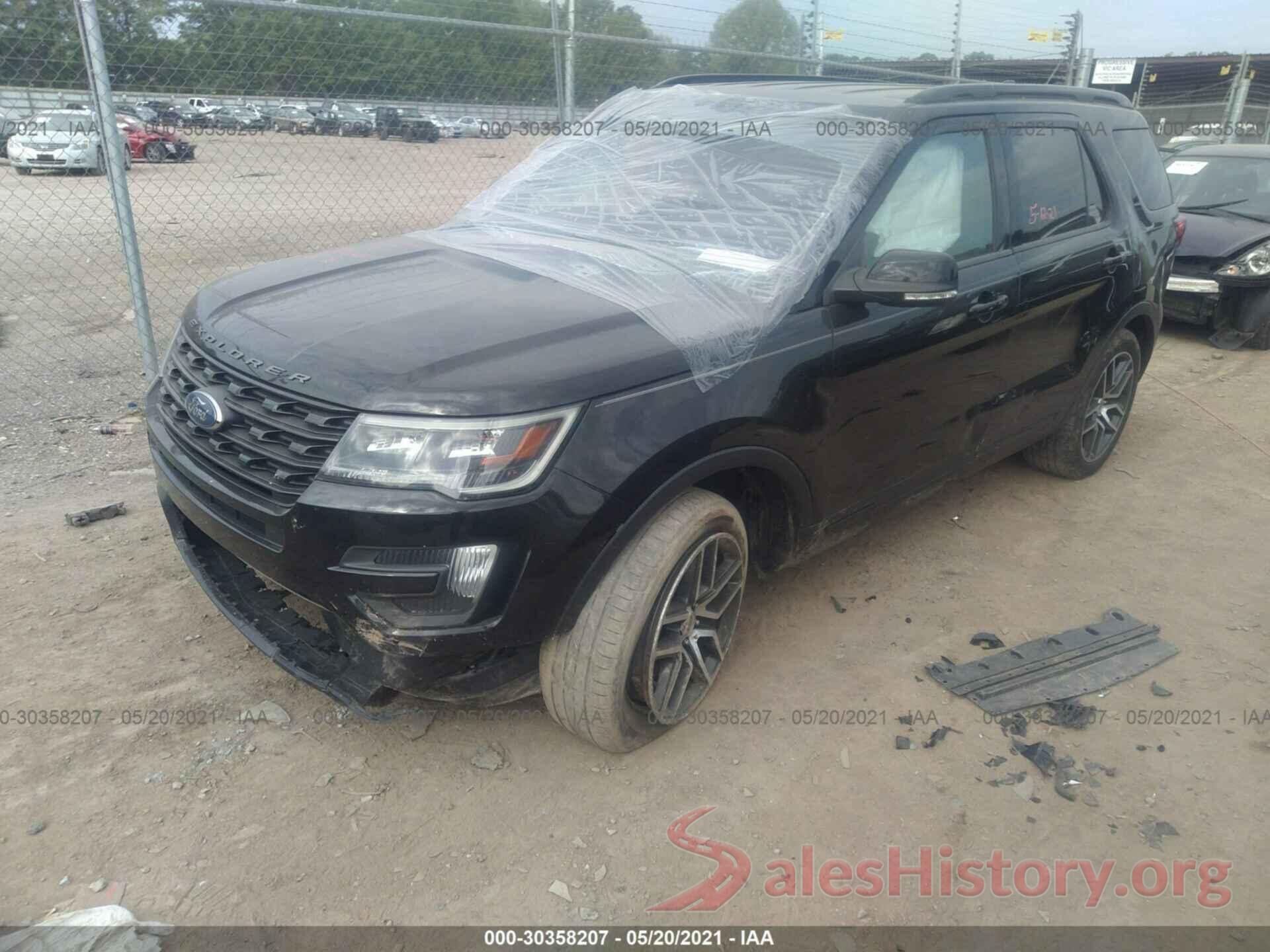 1FM5K8GTXGGA70326 2016 FORD EXPLORER