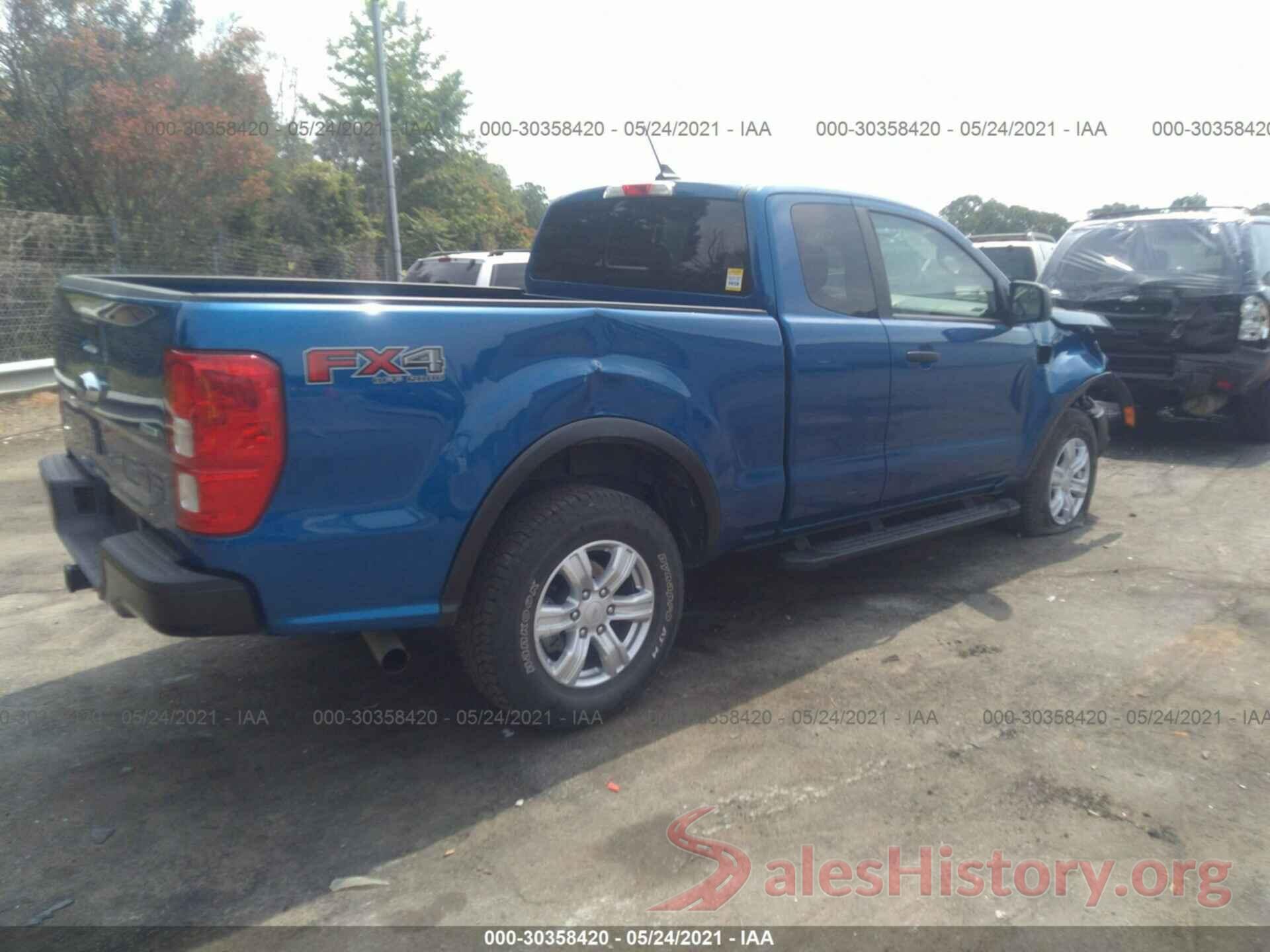 1FTER1FH1KLA73412 2019 FORD RANGER