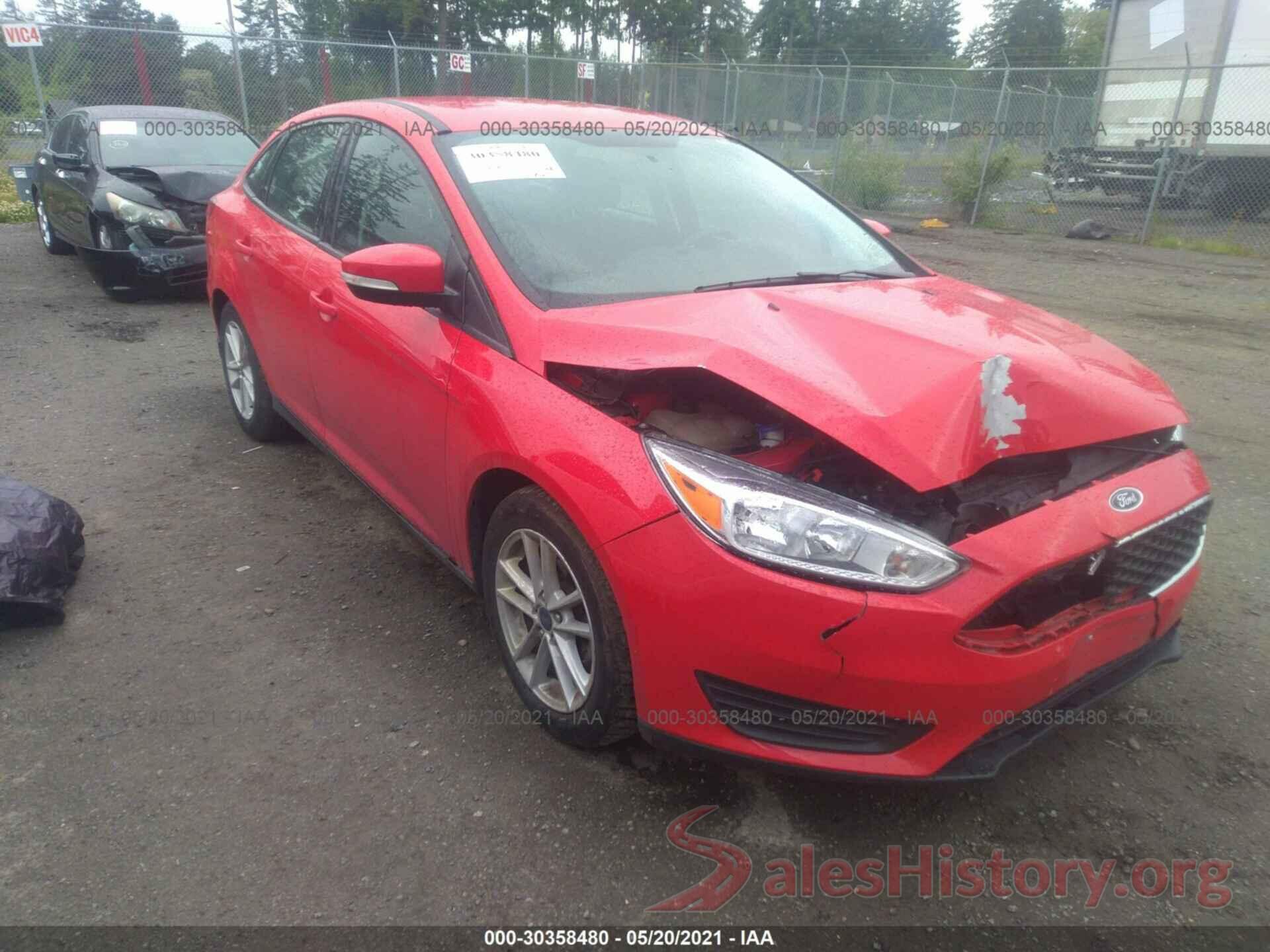 1FADP3F22HL293536 2017 FORD FOCUS