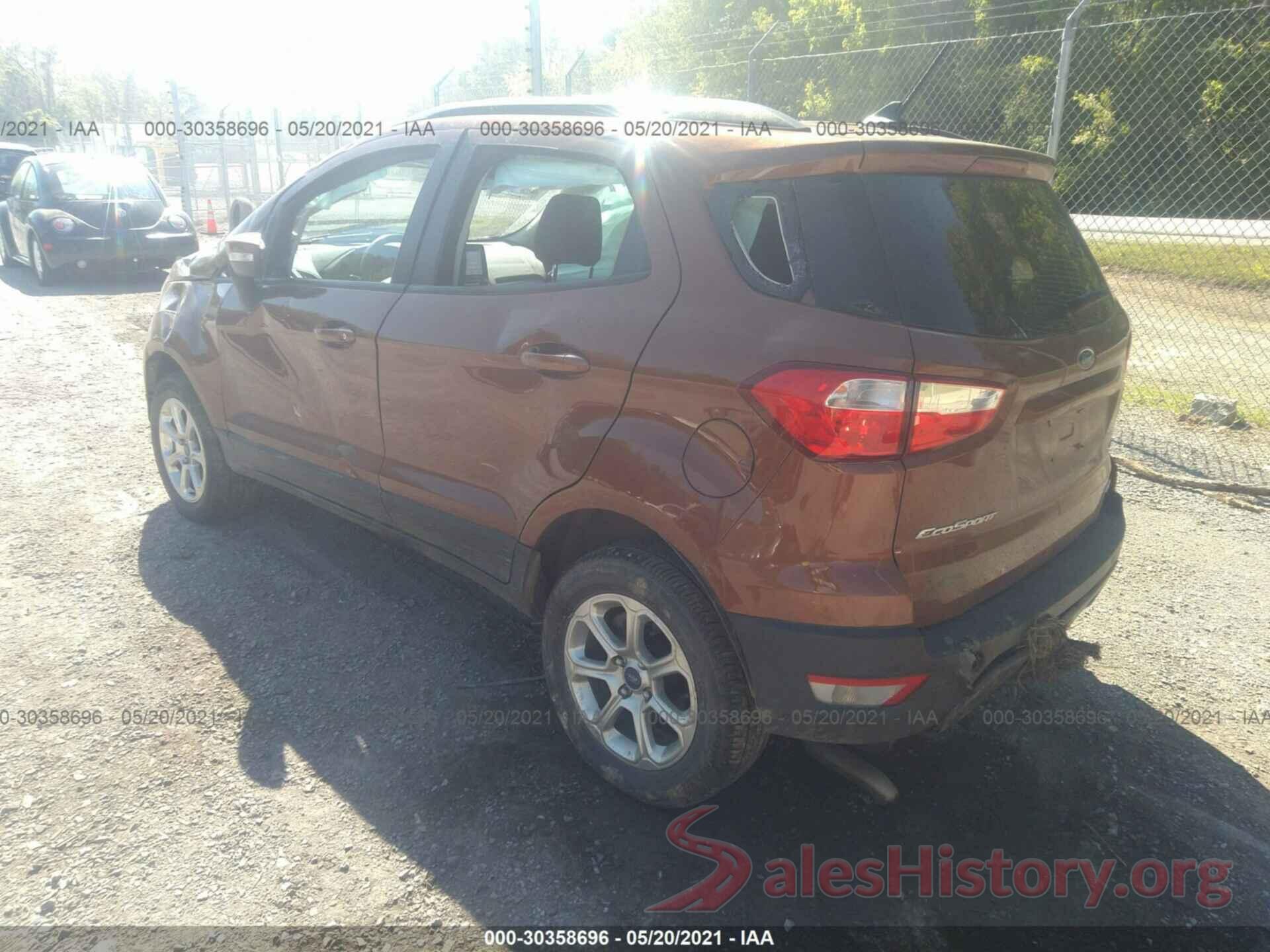 MAJ6P1ULXJC239996 2018 FORD ECOSPORT