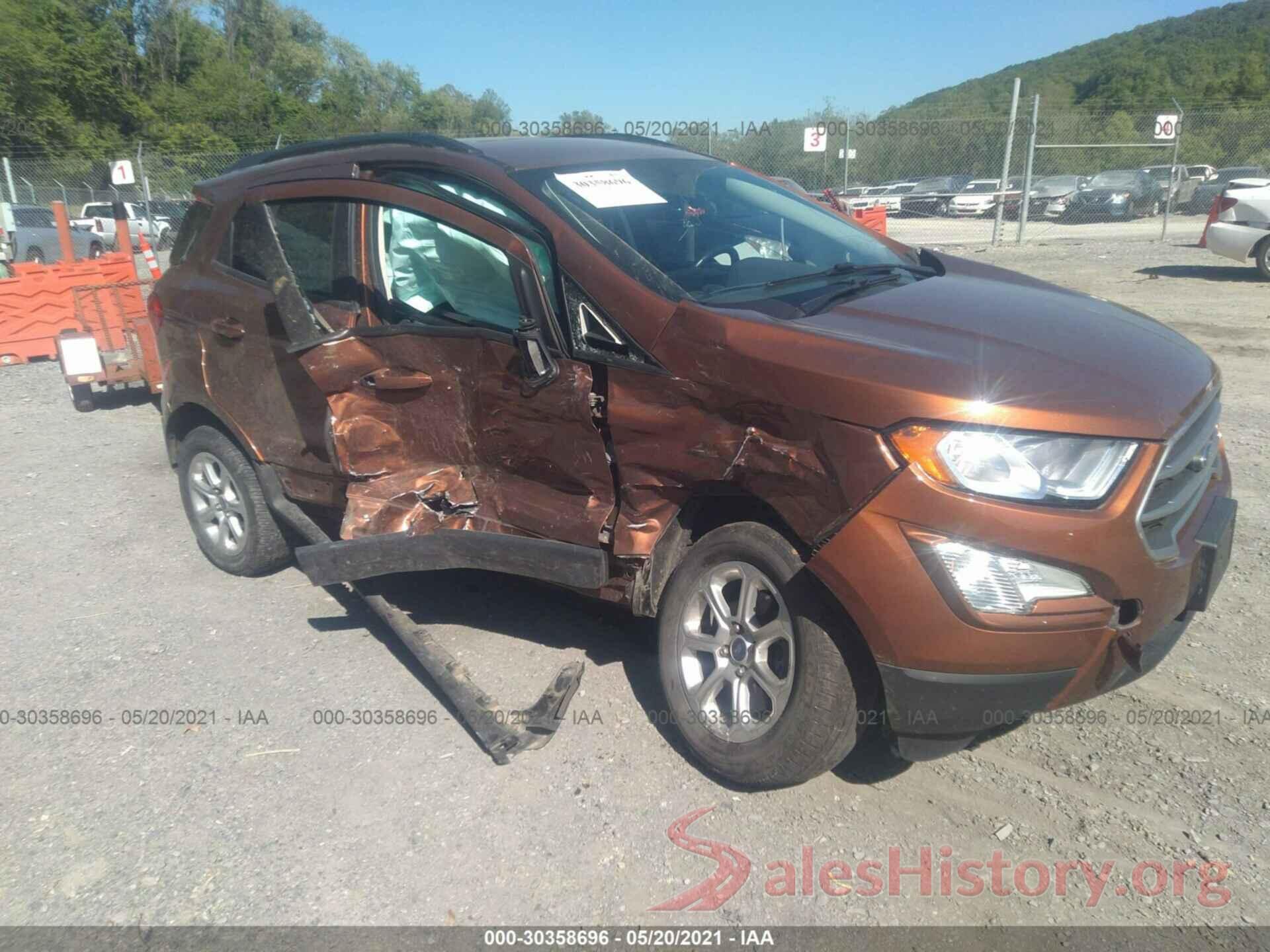 MAJ6P1ULXJC239996 2018 FORD ECOSPORT