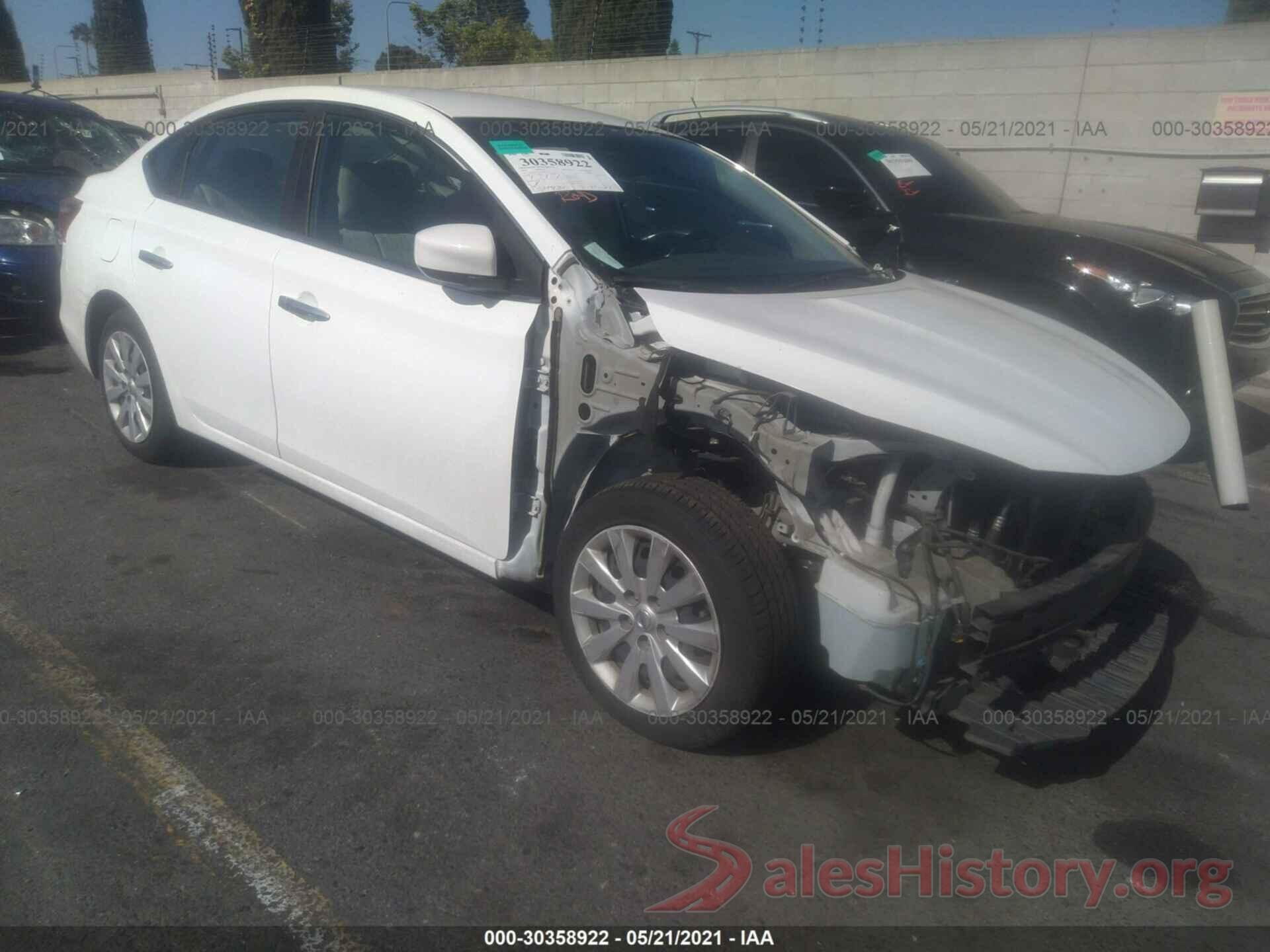 3N1AB7AP9GY243893 2016 NISSAN SENTRA