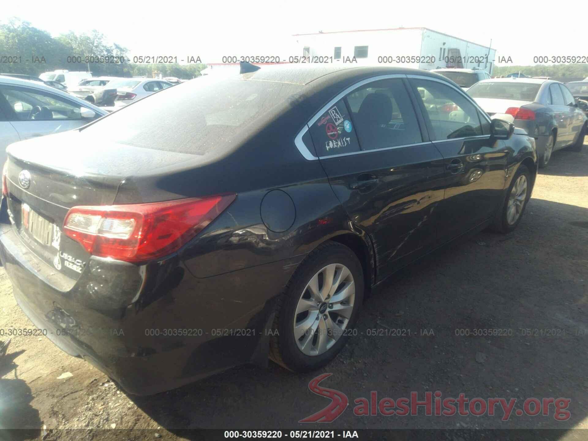 4S3BNAC61H3032837 2017 SUBARU LEGACY