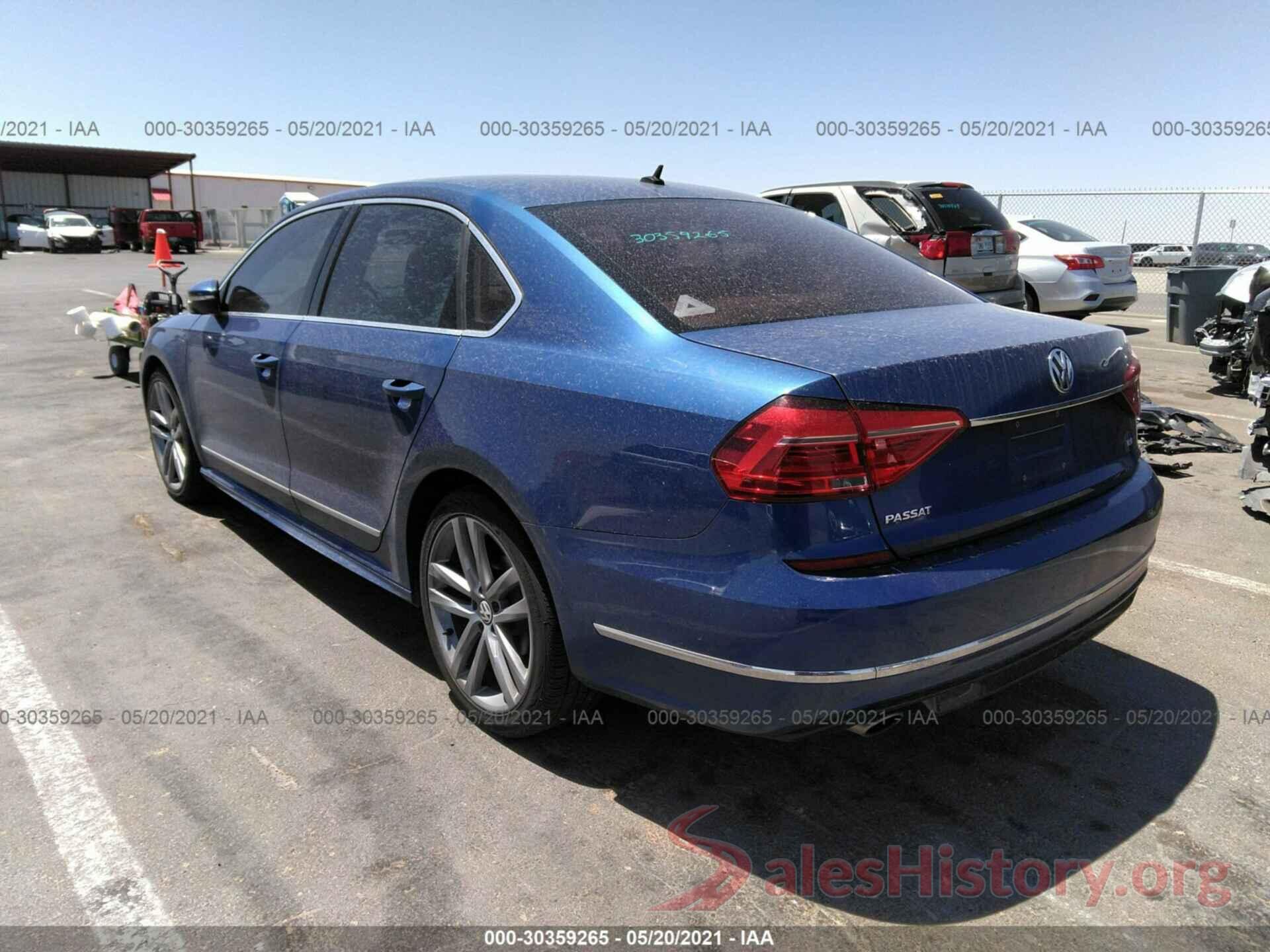 1VWAS7A37GC062727 2016 VOLKSWAGEN PASSAT