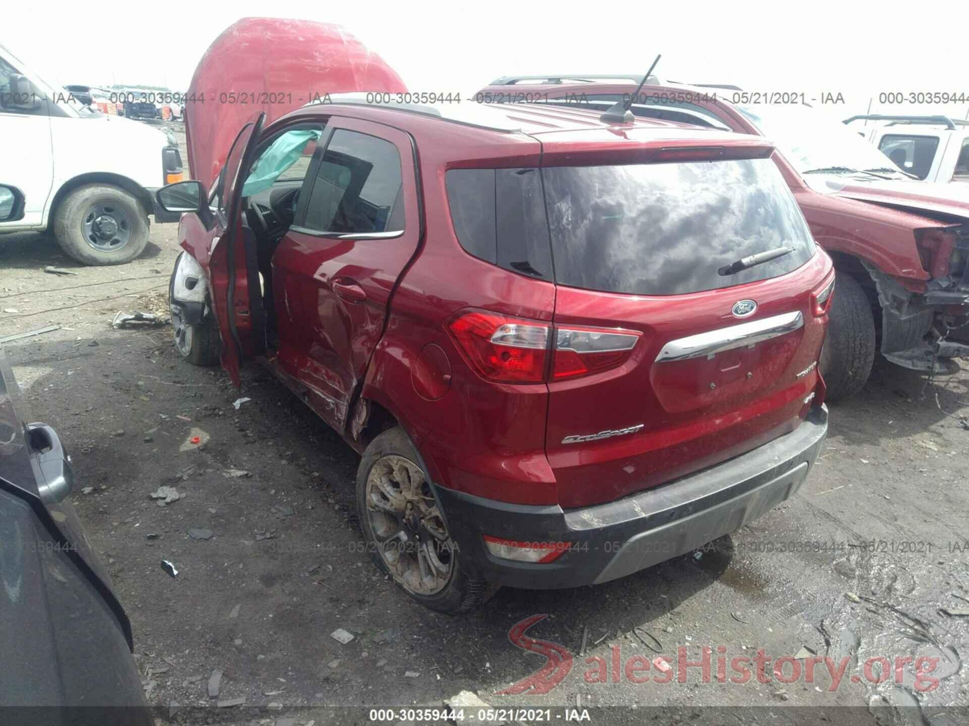 MAJ6S3KL7KC296574 2019 FORD ECOSPORT