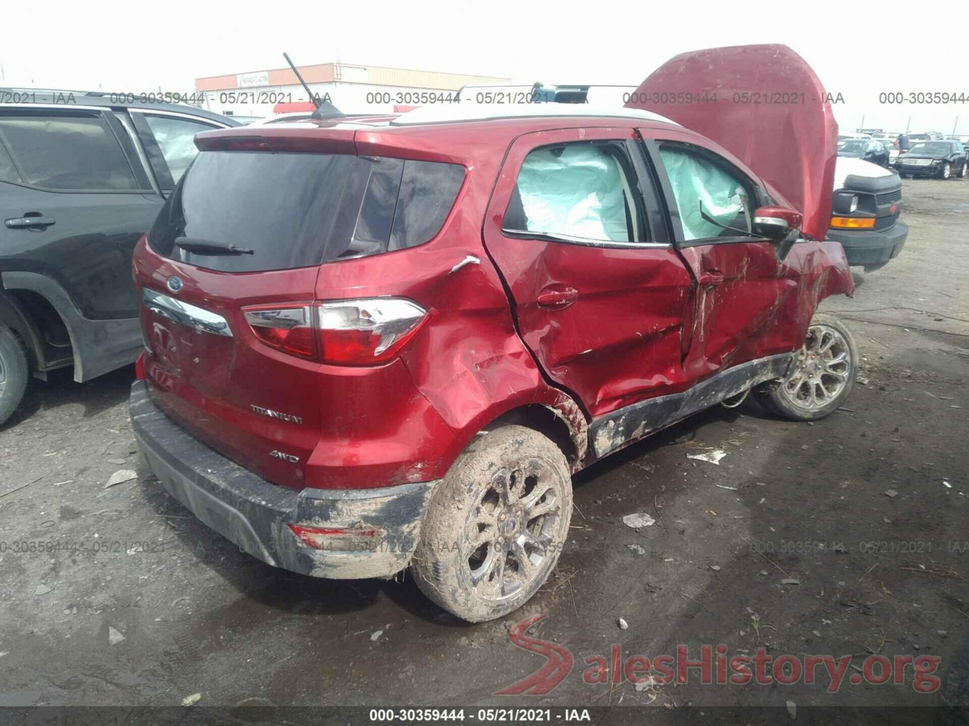 MAJ6S3KL7KC296574 2019 FORD ECOSPORT