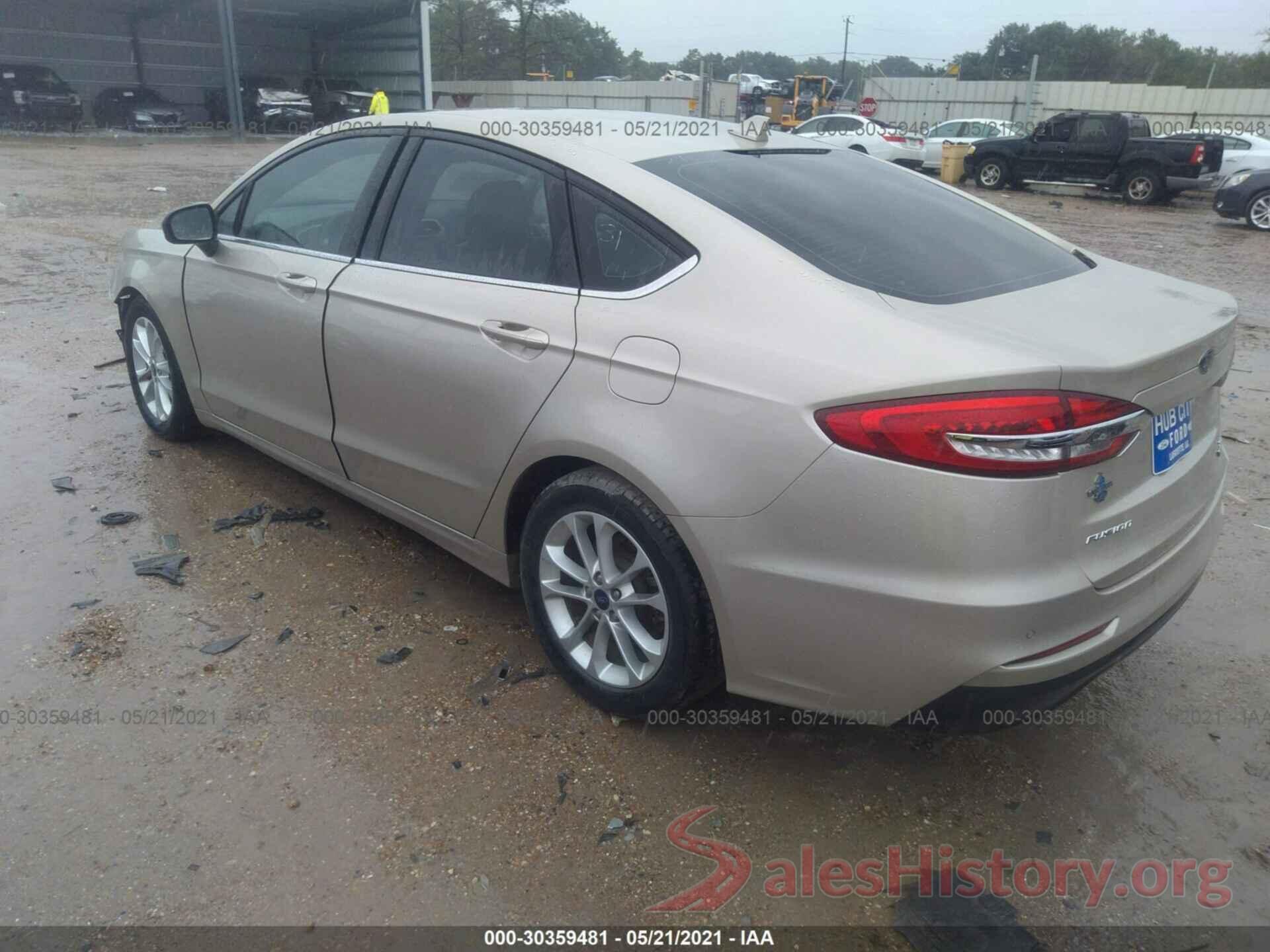 3FA6P0HD7KR107861 2019 FORD FUSION