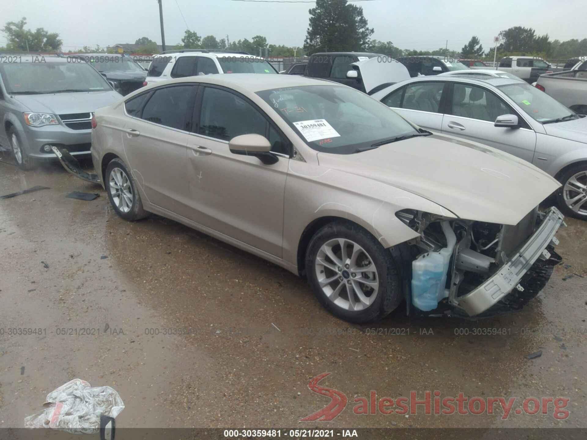 3FA6P0HD7KR107861 2019 FORD FUSION