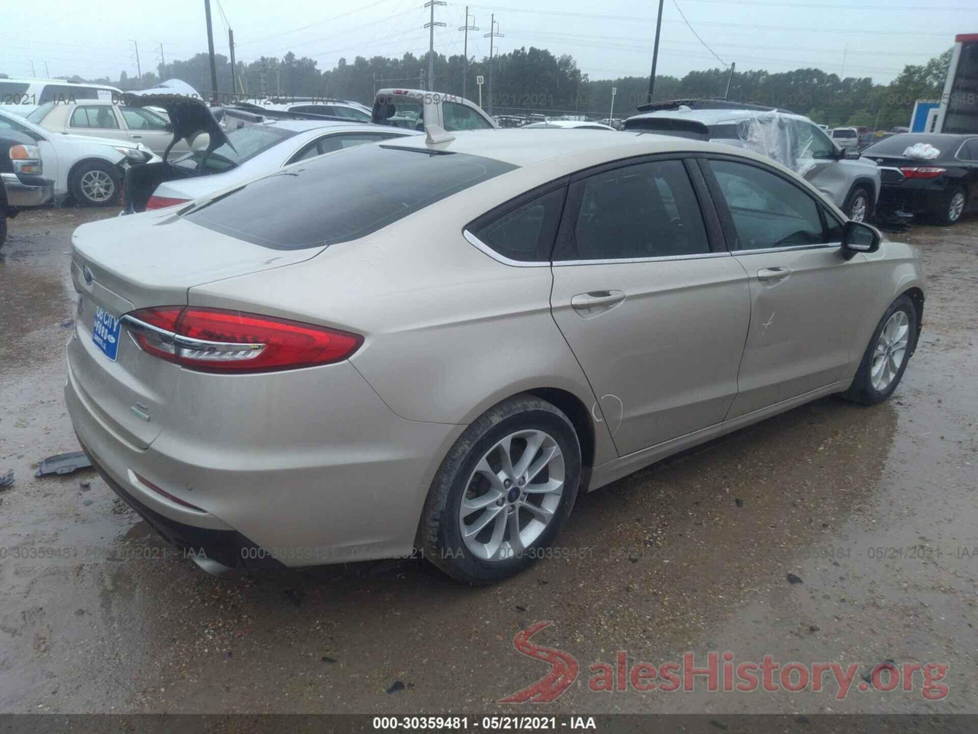 3FA6P0HD7KR107861 2019 FORD FUSION