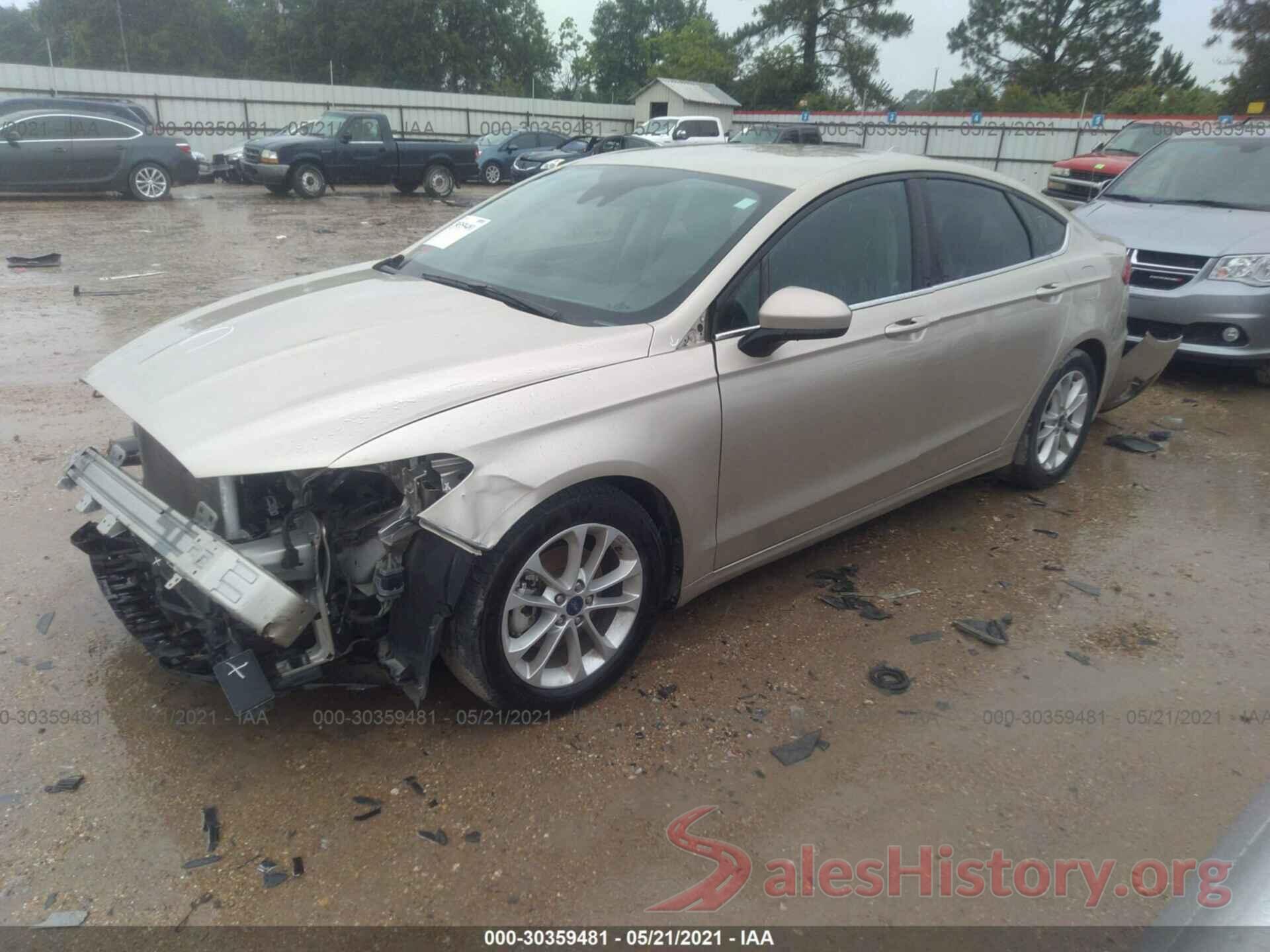 3FA6P0HD7KR107861 2019 FORD FUSION