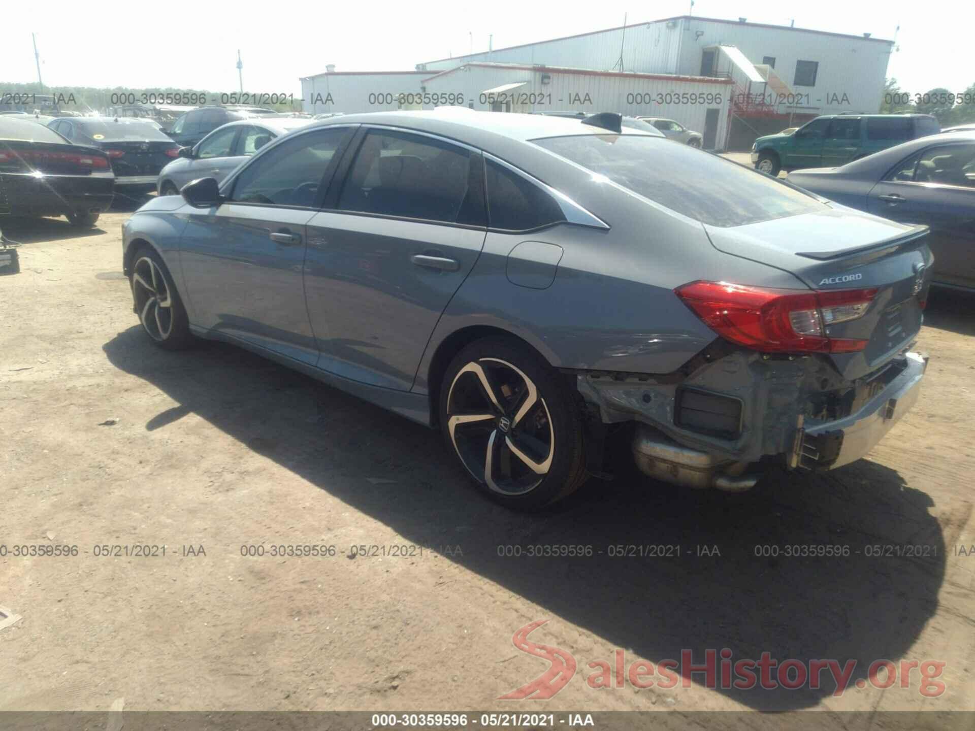 1HGCV1F35MA058595 2021 HONDA ACCORD SEDAN