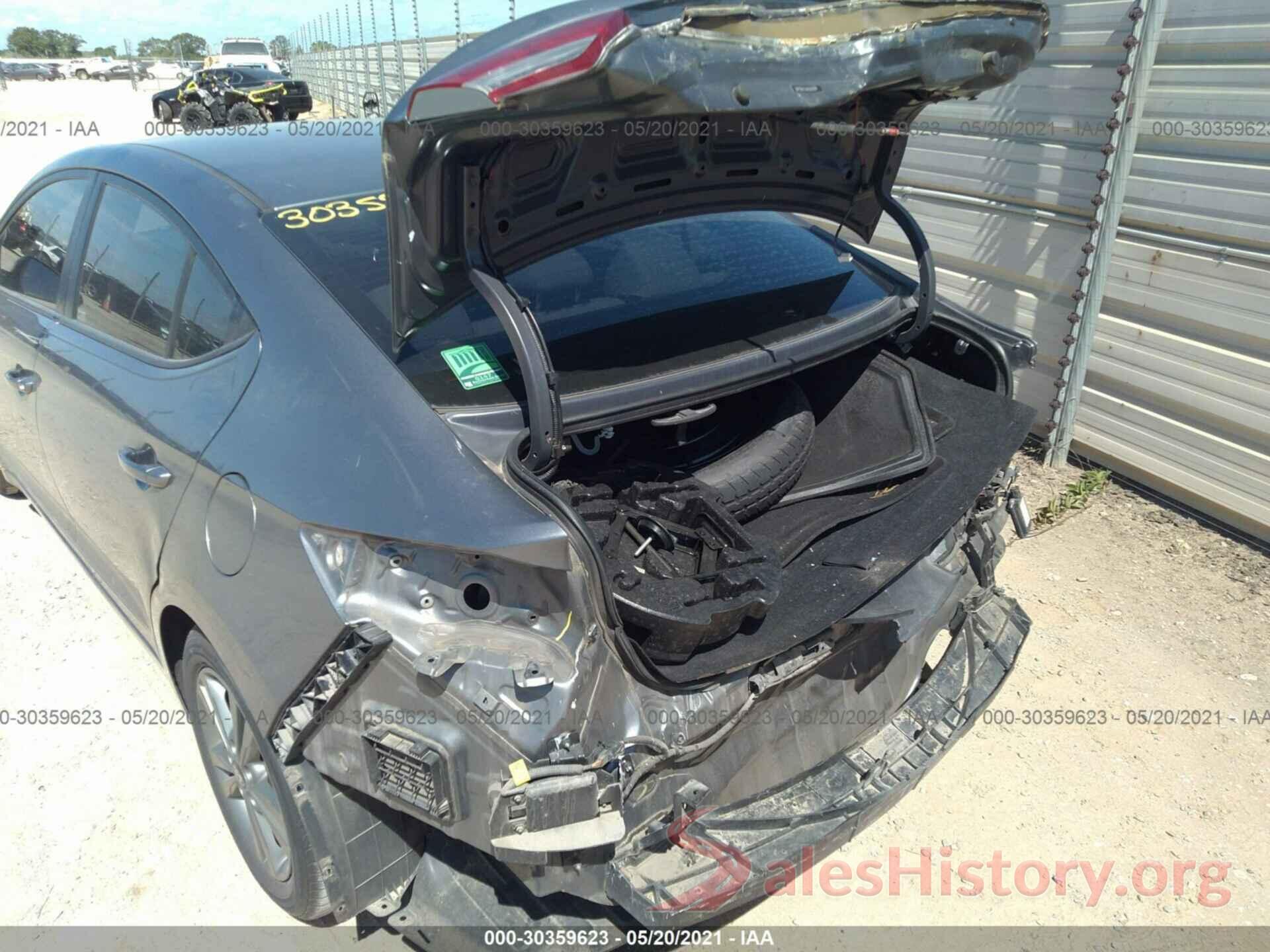 5NPD84LF4JH293018 2018 HYUNDAI ELANTRA