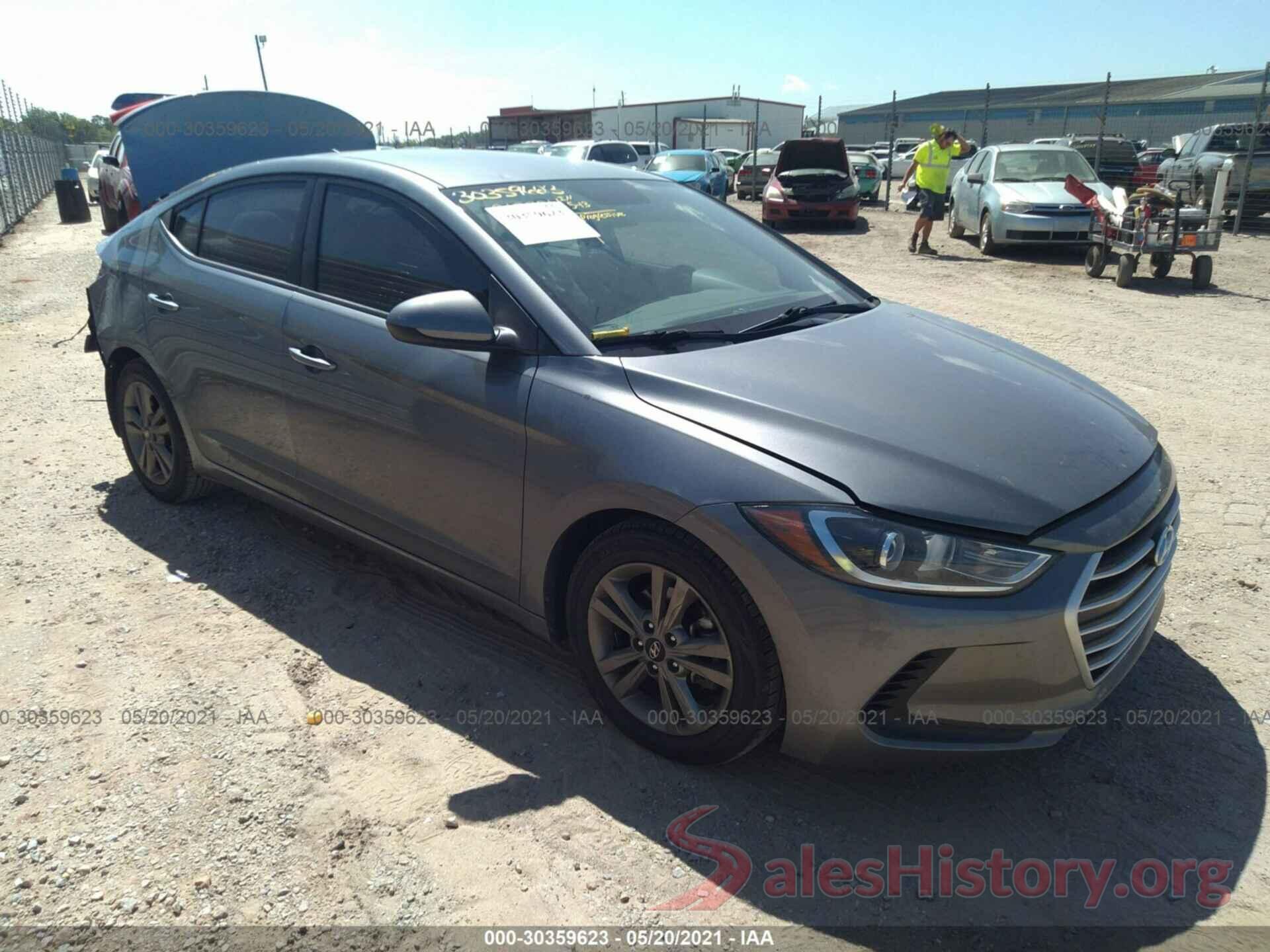 5NPD84LF4JH293018 2018 HYUNDAI ELANTRA