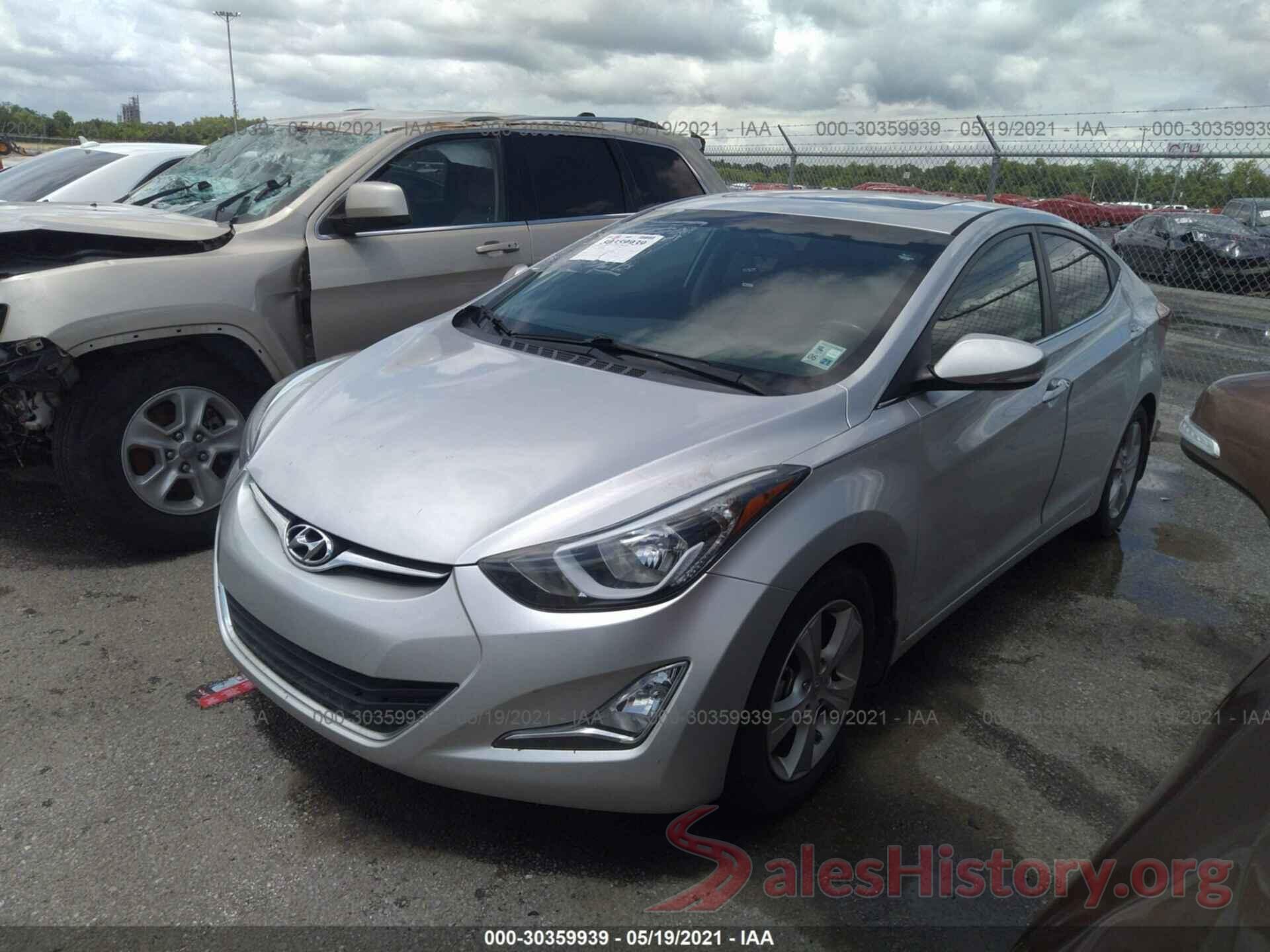 5NPDH4AEXGH690977 2016 HYUNDAI ELANTRA