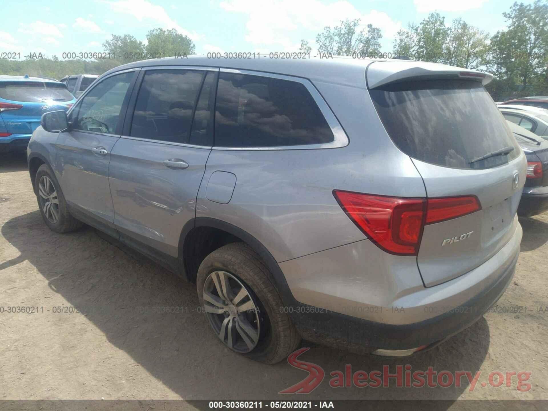 5FNYF6H50GB069349 2016 HONDA PILOT