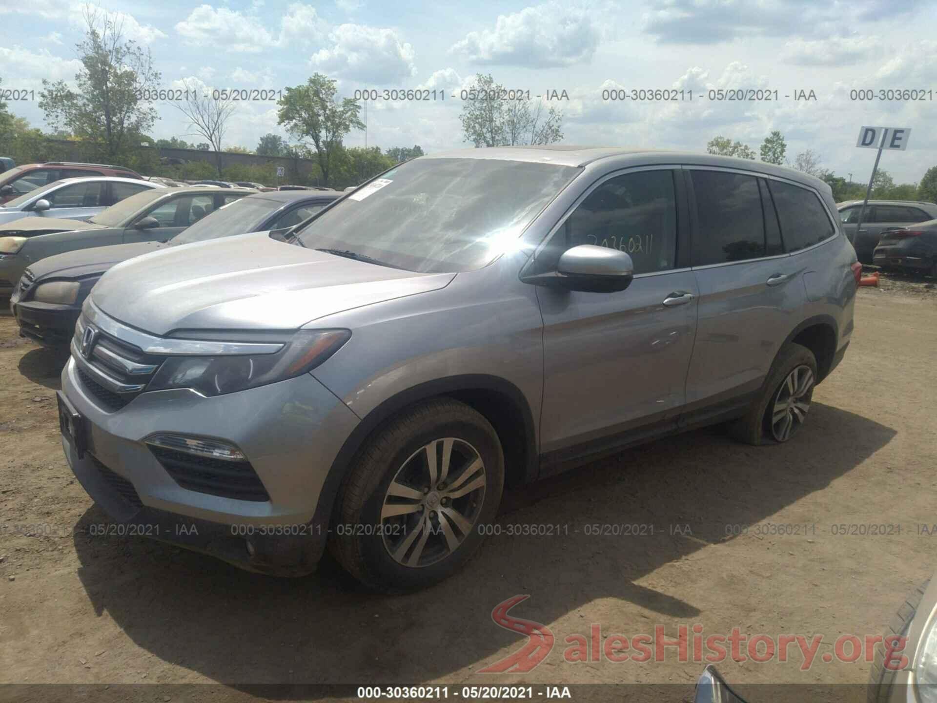 5FNYF6H50GB069349 2016 HONDA PILOT