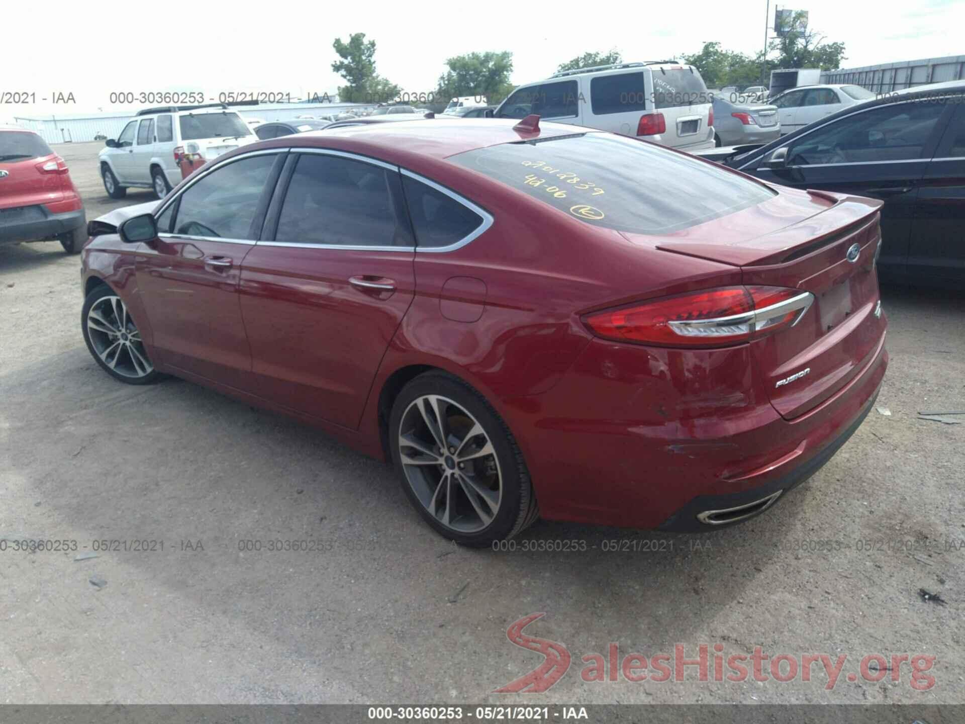 3FA6P0K93KR147956 2019 FORD FUSION