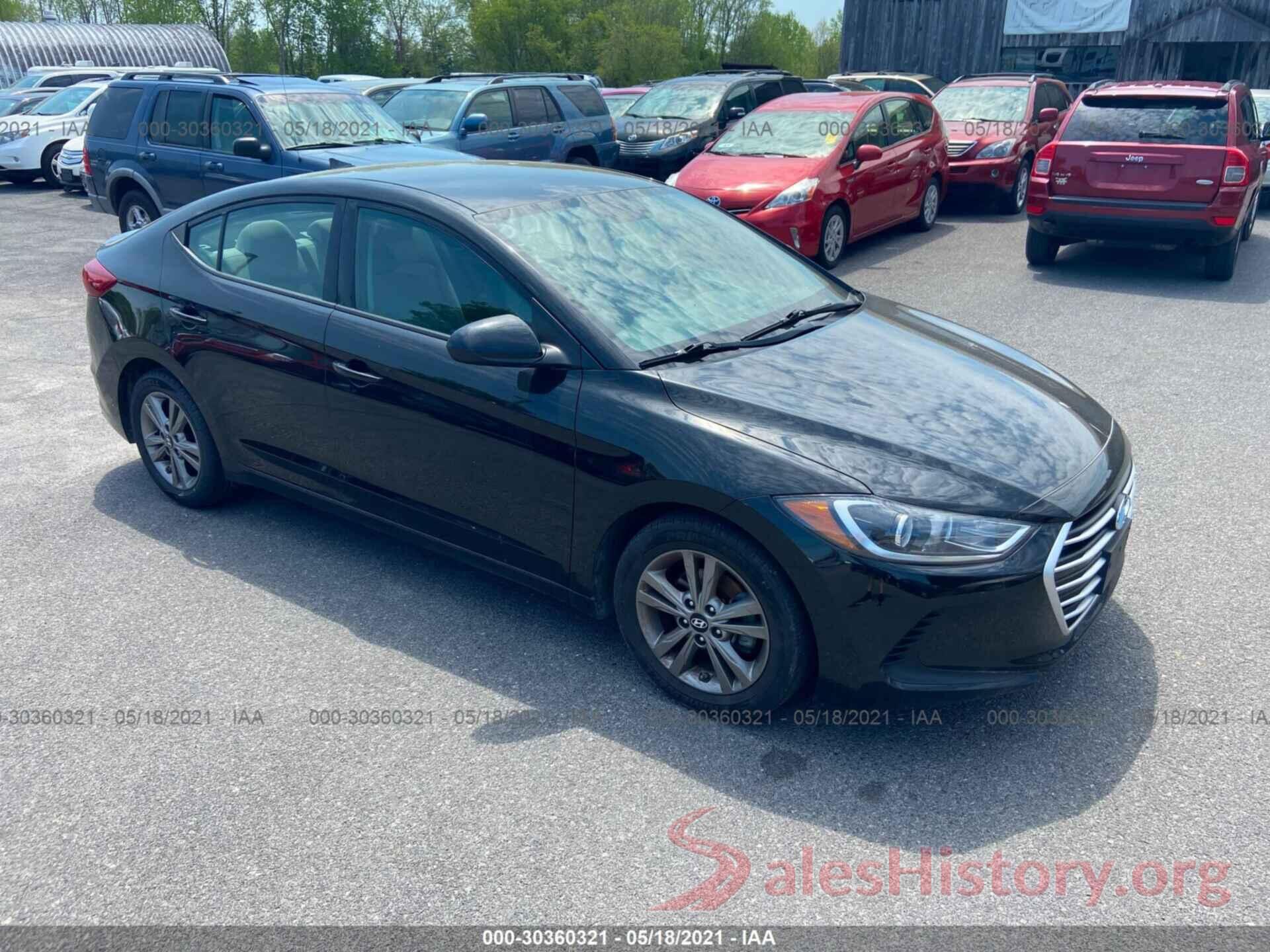 5NPD84LF8JH280160 2018 HYUNDAI ELANTRA