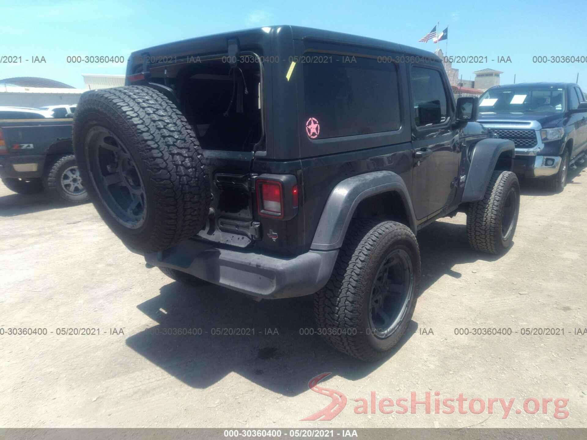 1C4GJXAGXKW619205 2019 JEEP WRANGLER