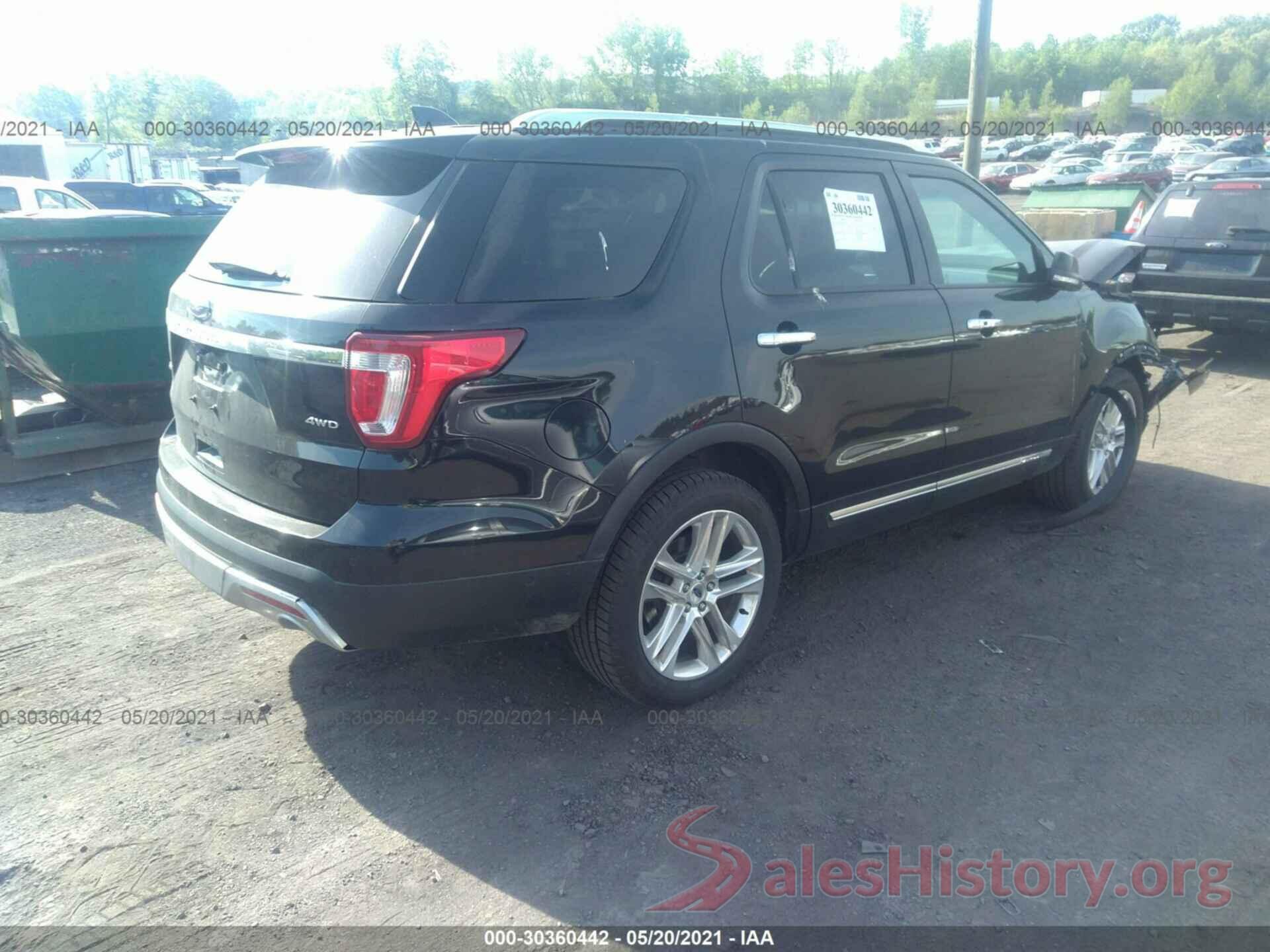 1FM5K8F82GGB30354 2016 FORD EXPLORER