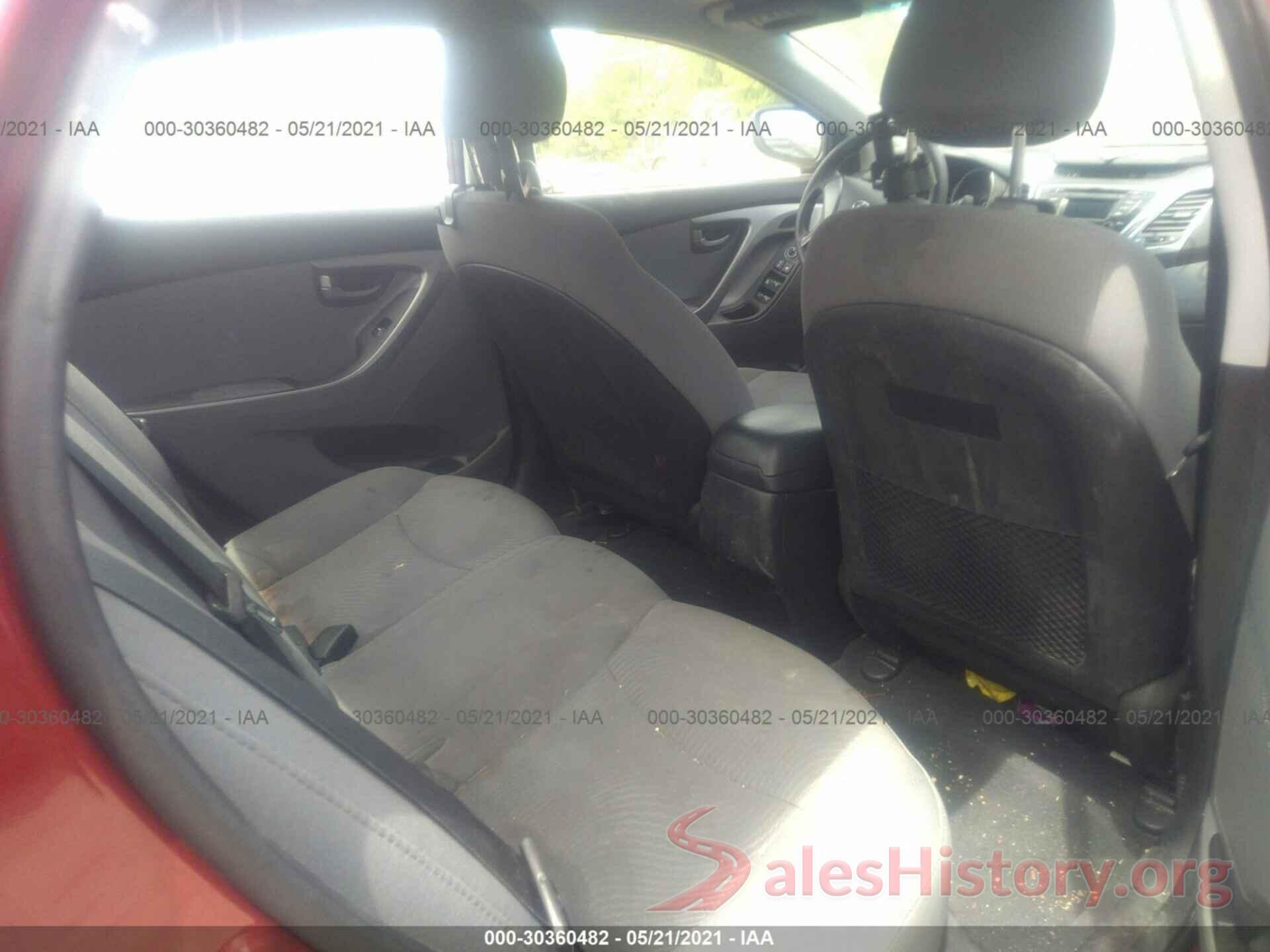 5NPDH4AE9GH770089 2016 HYUNDAI ELANTRA