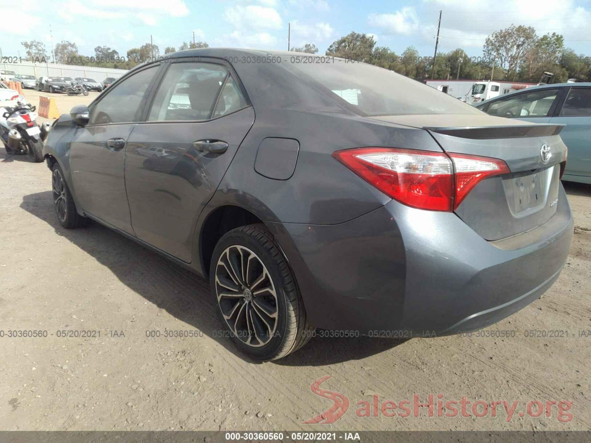 5YFBURHE7GP429864 2016 TOYOTA COROLLA