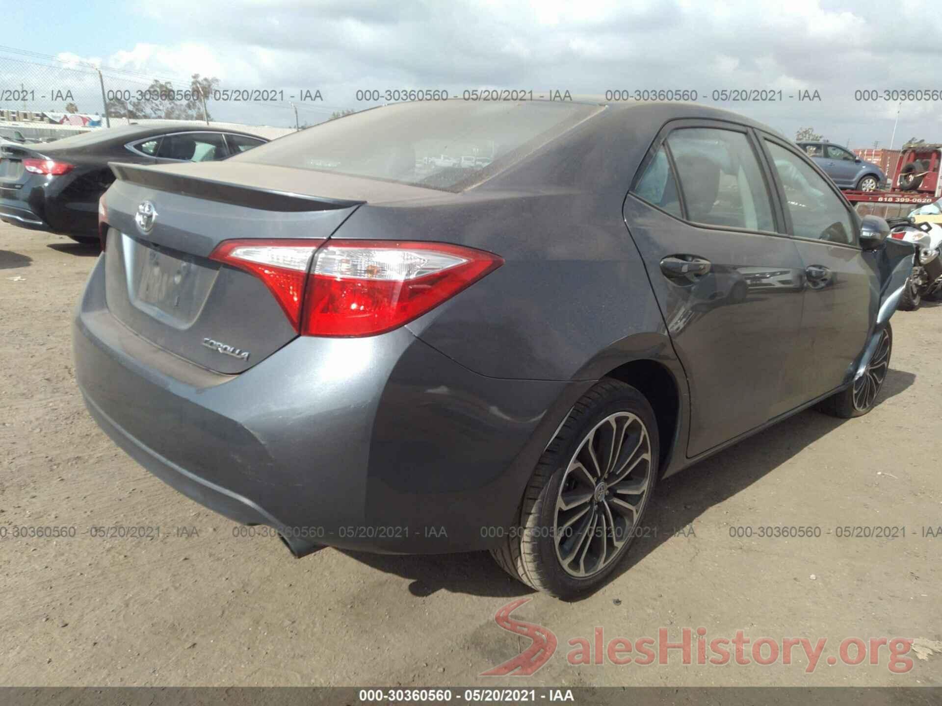 5YFBURHE7GP429864 2016 TOYOTA COROLLA