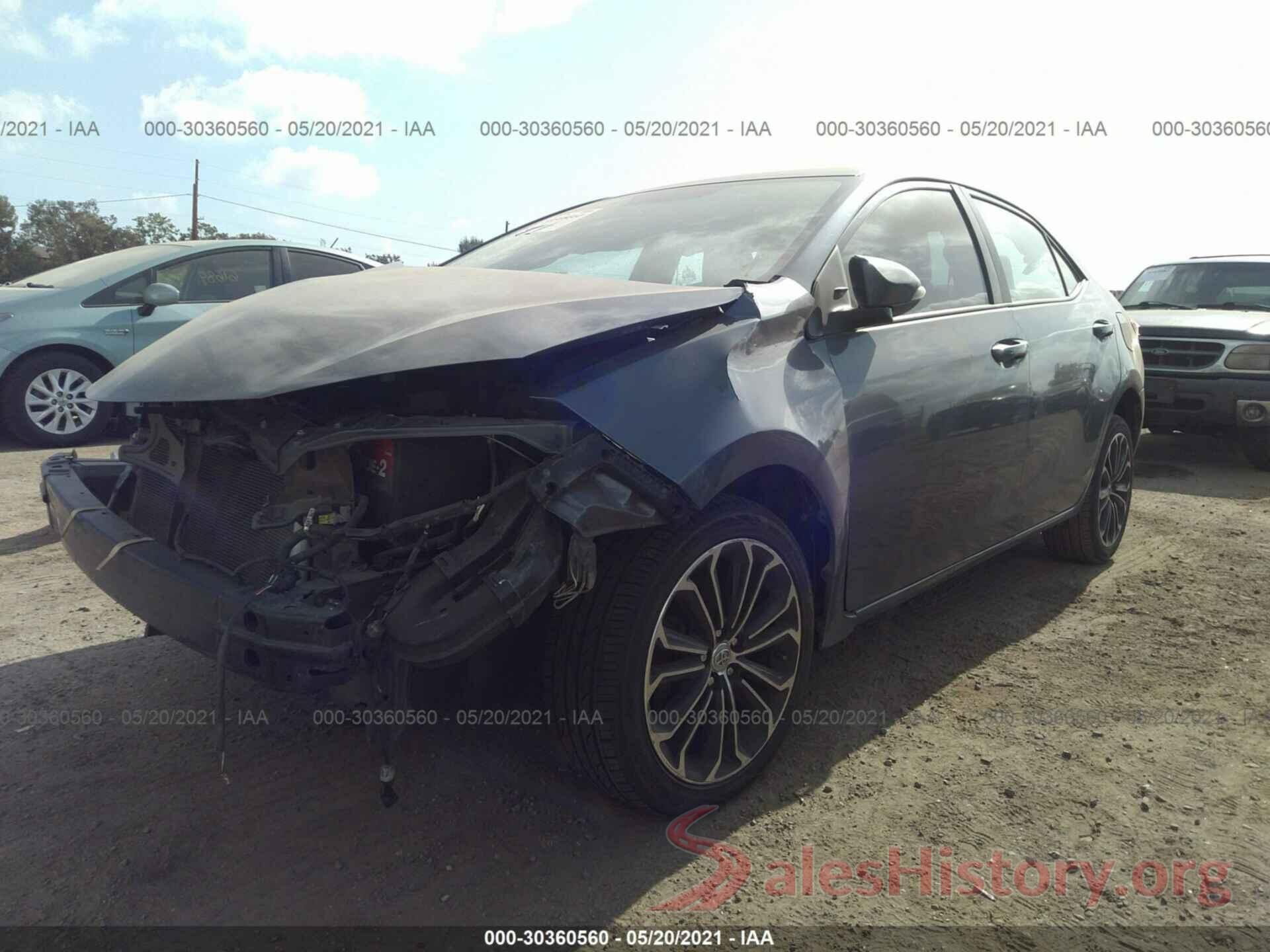 5YFBURHE7GP429864 2016 TOYOTA COROLLA