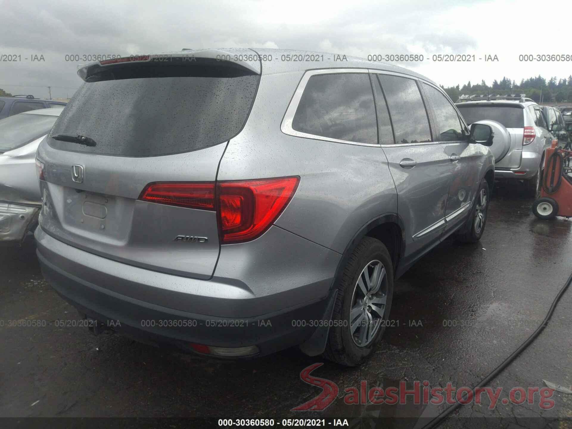 5FNYF6H57HB055871 2017 HONDA PILOT